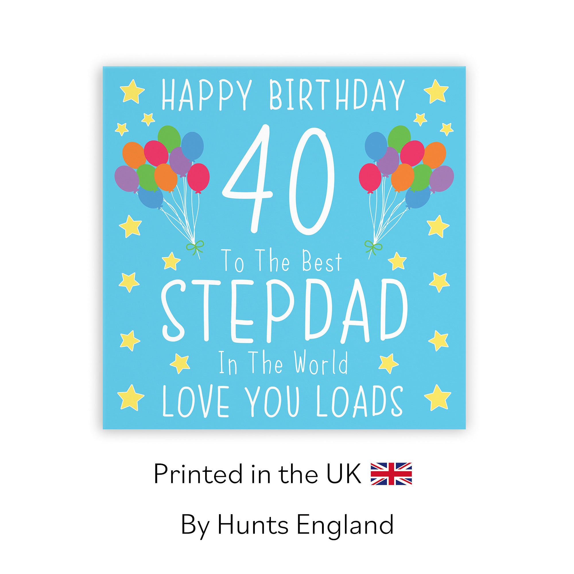 40th Stepdad Birthday Card Iconic - Default Title (TH02186)