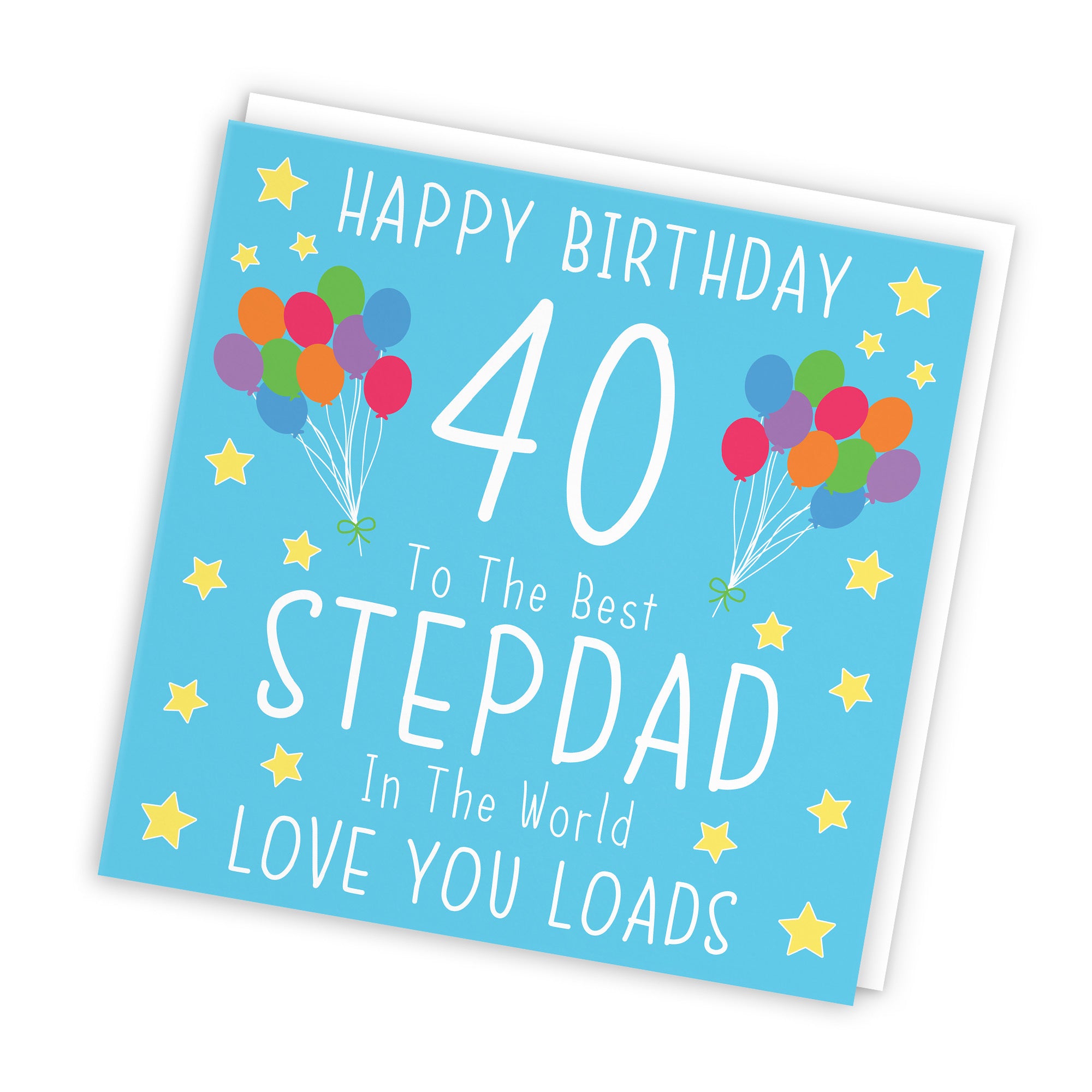 40th Stepdad Birthday Card Iconic - Default Title (TH02186)
