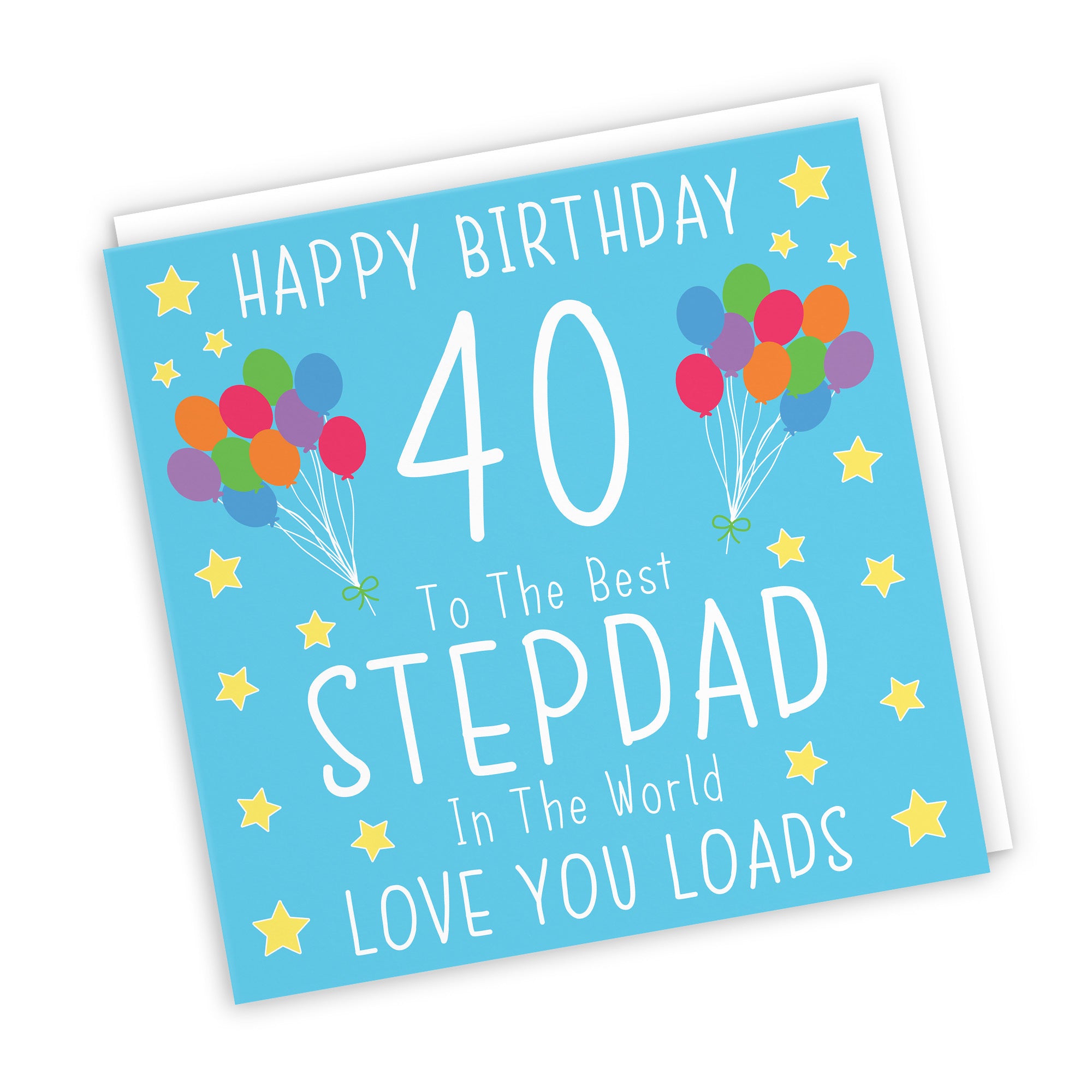 40th Stepdad Birthday Card Iconic - Default Title (TH02186)