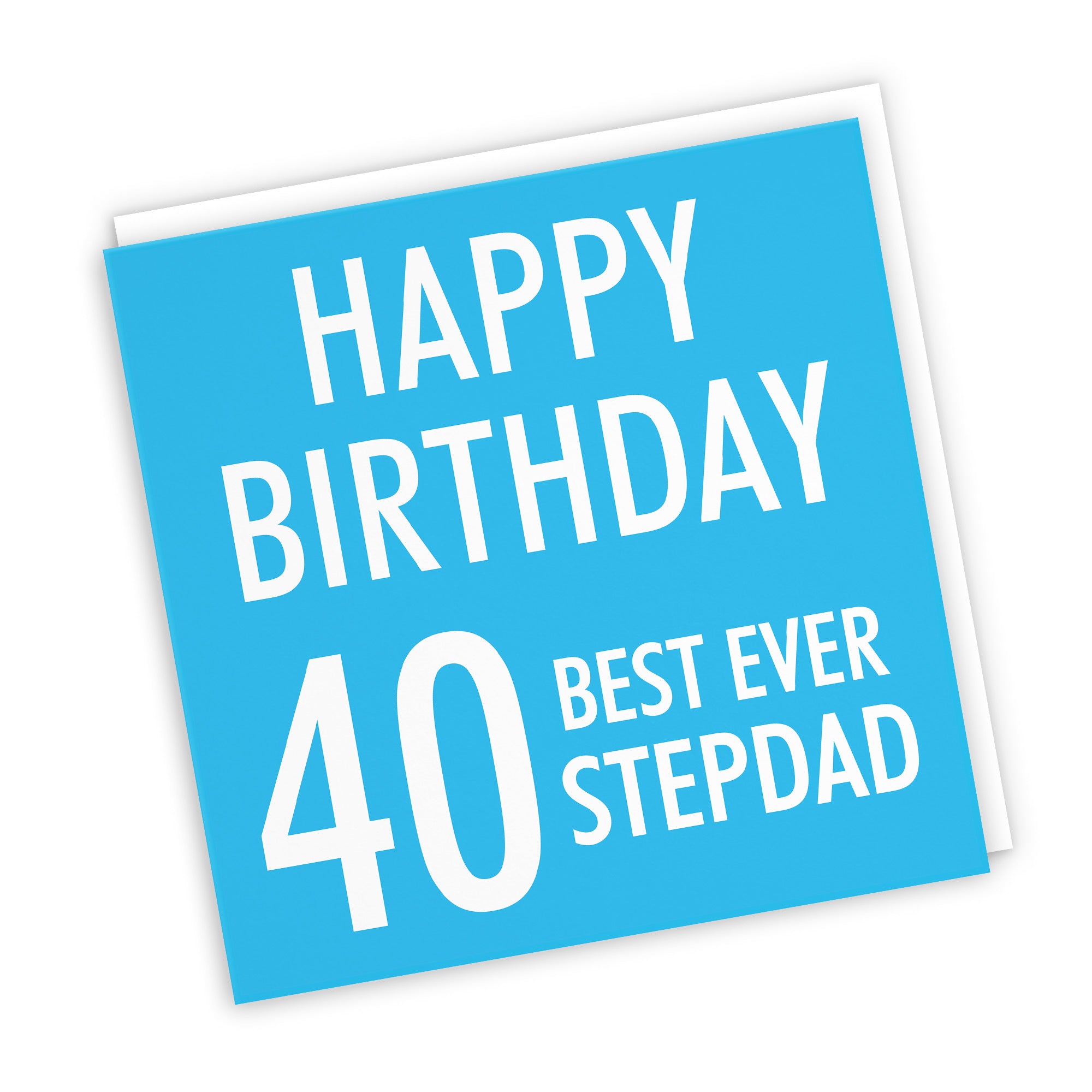 40th Stepdad Birthday Card Urban Colour - Default Title (TH02187)
