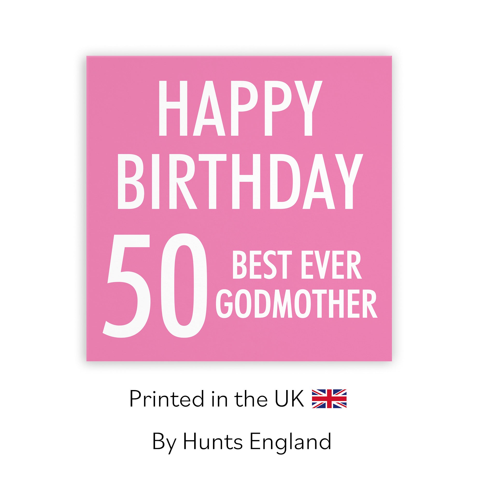 50th Godmother Birthday Card Urban Colour - Default Title (TH02189)