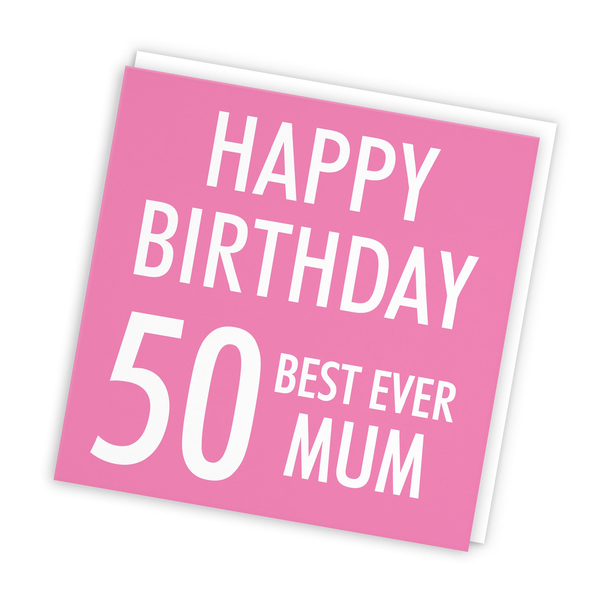 50th Mum Birthday Card Urban Colour - Default Title (TH02190)