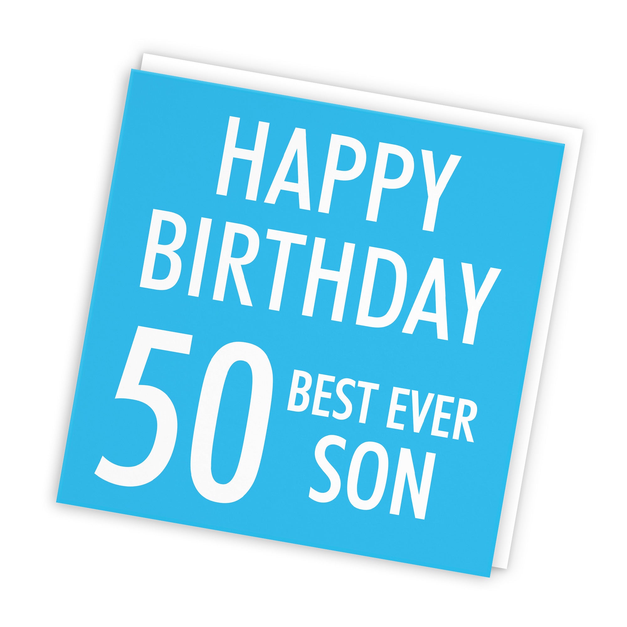 50th Son Birthday Card Urban Colour - Default Title (TH02191)