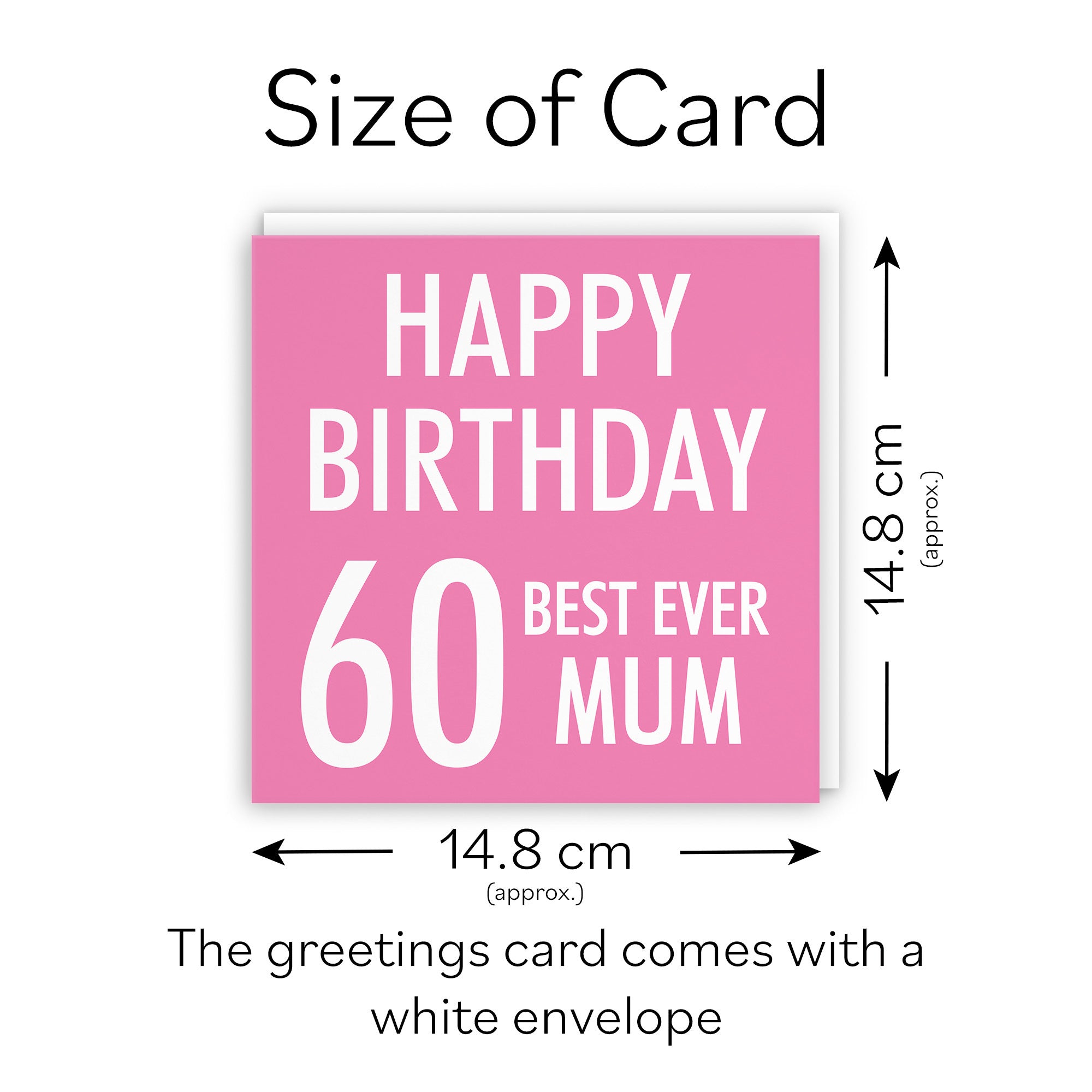 60th Mum Birthday Card Urban Colour - Default Title (TH02192)