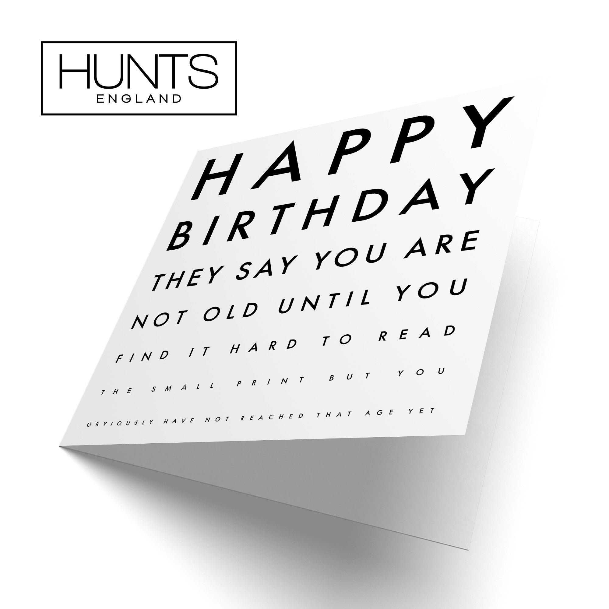 Funny Eye Sight Birthday Card Letters - Default Title (TH02223)
