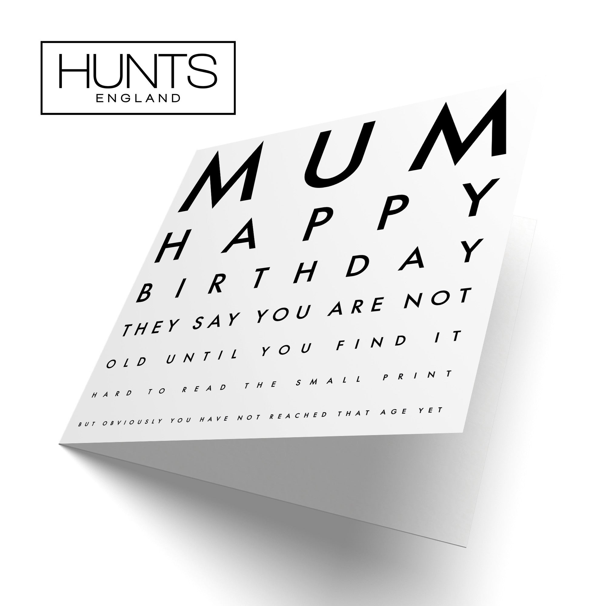 Mum Birthday Card Funny Eye Sight Letters - Default Title (TH02228)