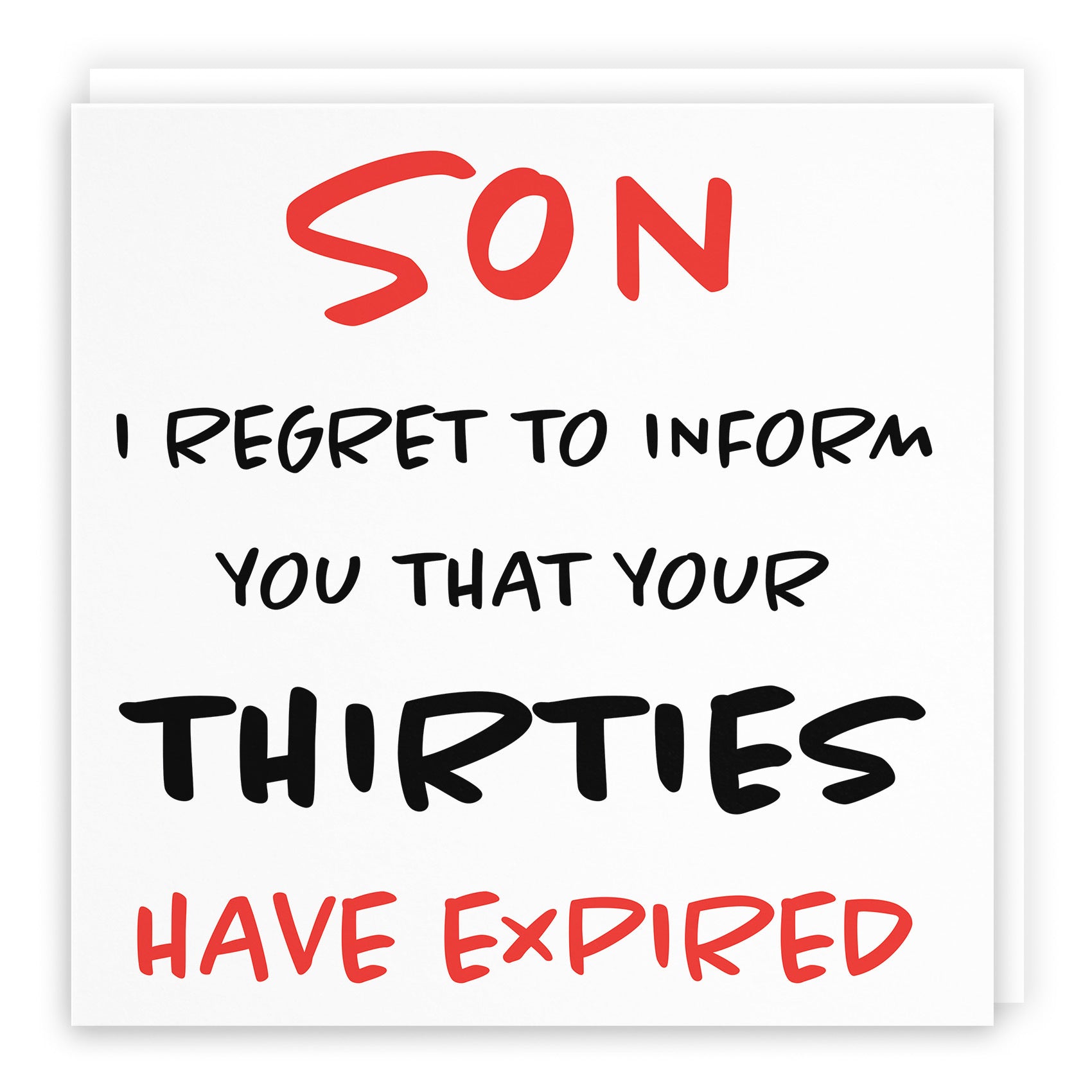 40th Son Birthday Card Retro - Default Title (TH02233)