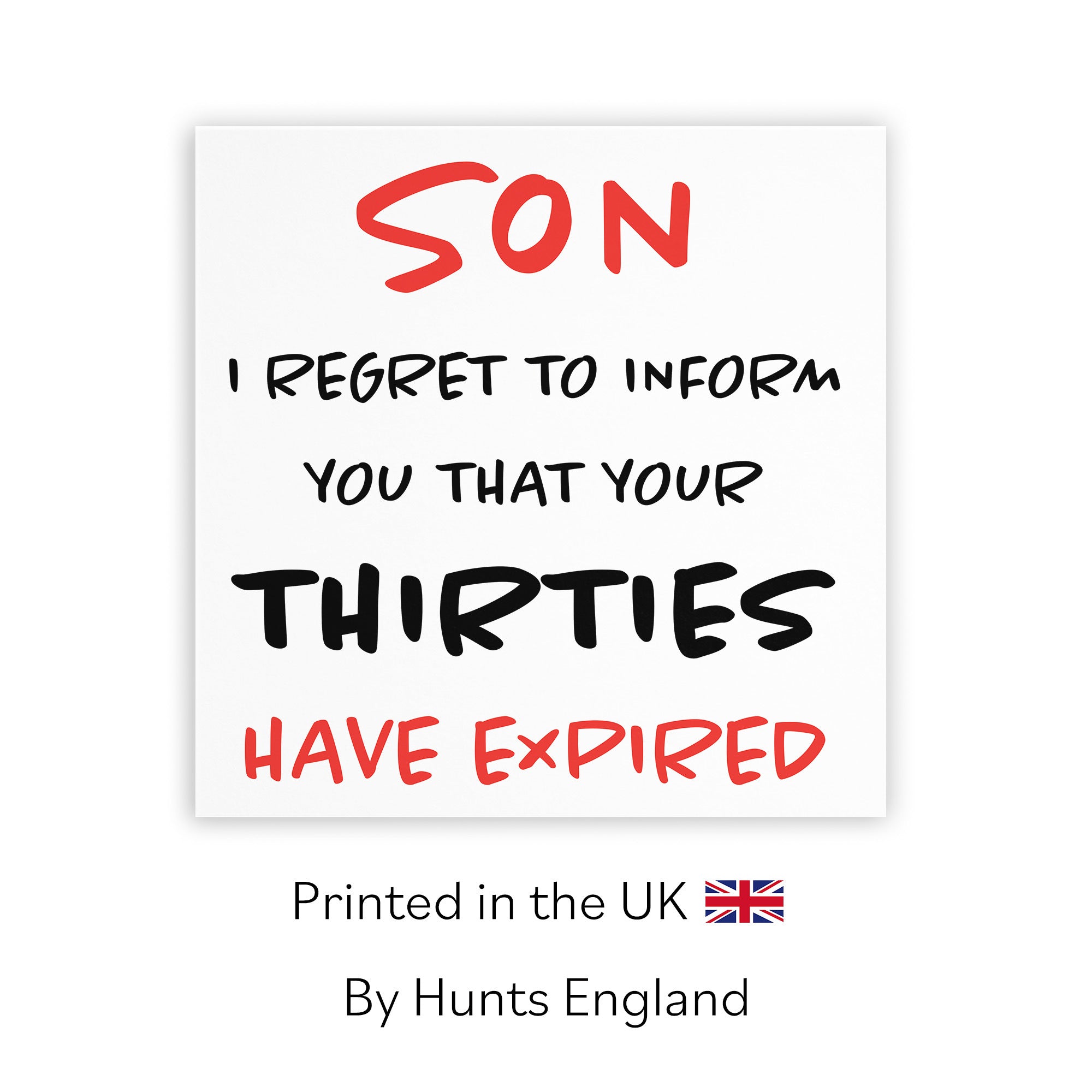 40th Son Birthday Card Retro - Default Title (TH02233)
