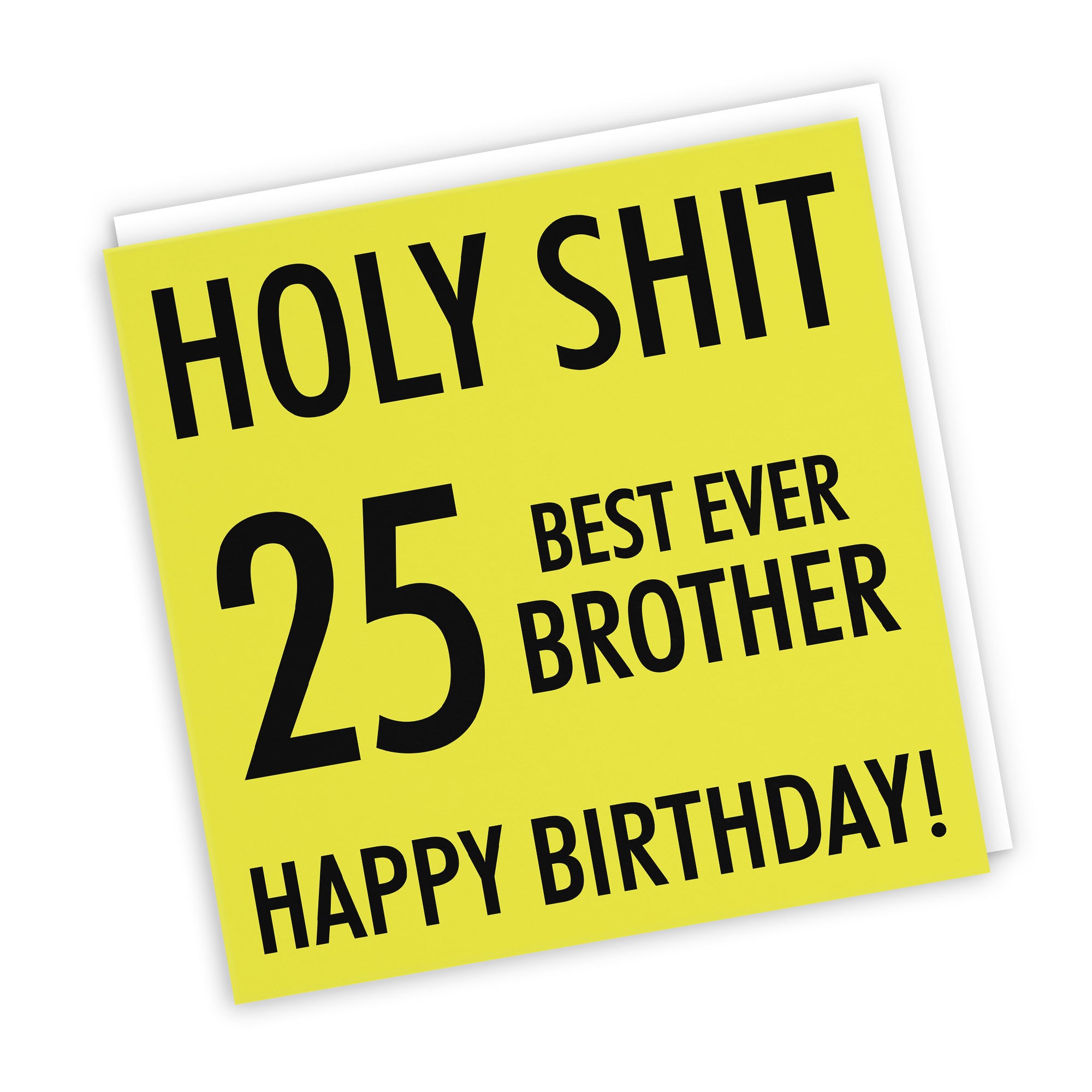 25th Brother Birthday Card Holy Shit - Default Title (TH02279)