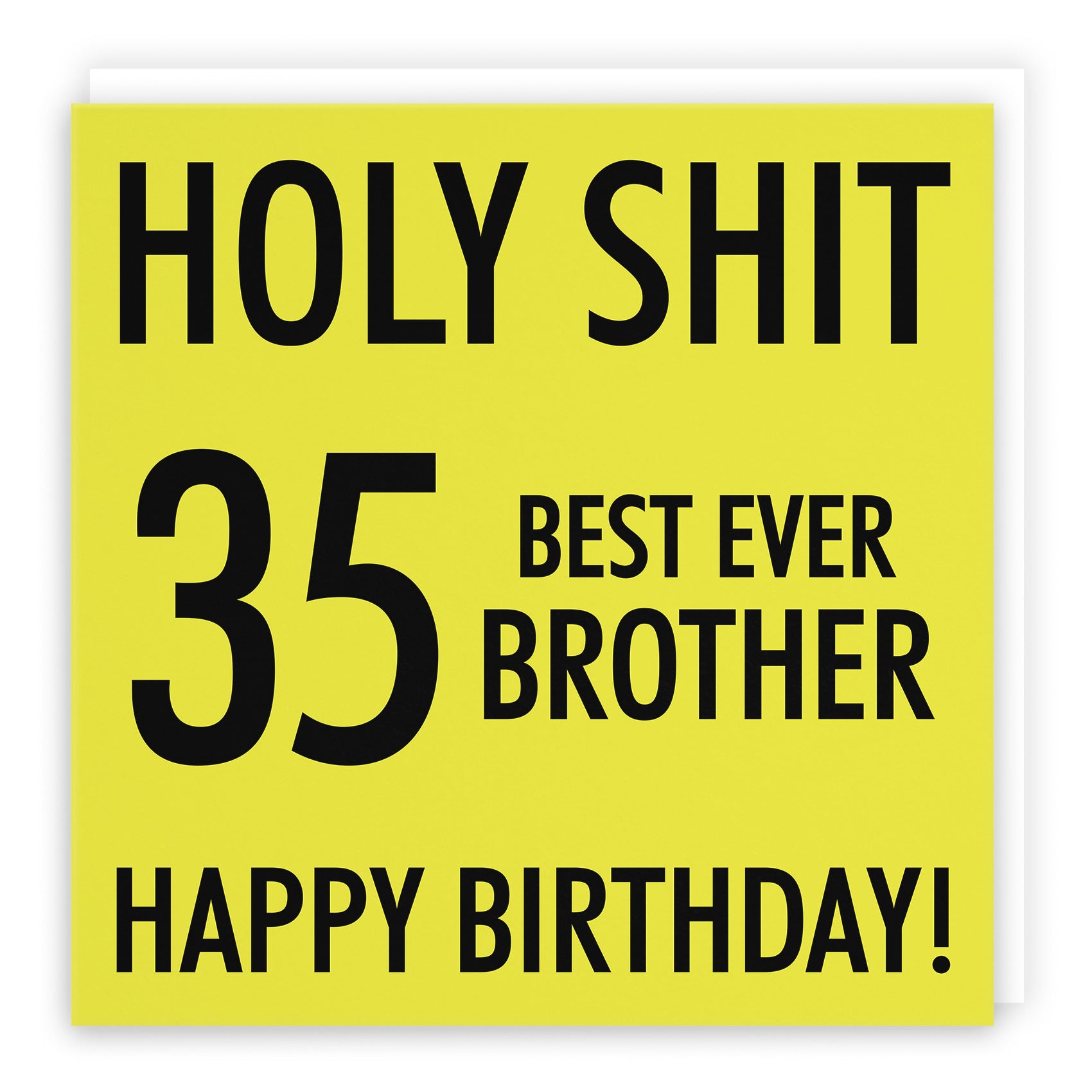 35th Brother Birthday Card Holy Shit - Default Title (TH02280)