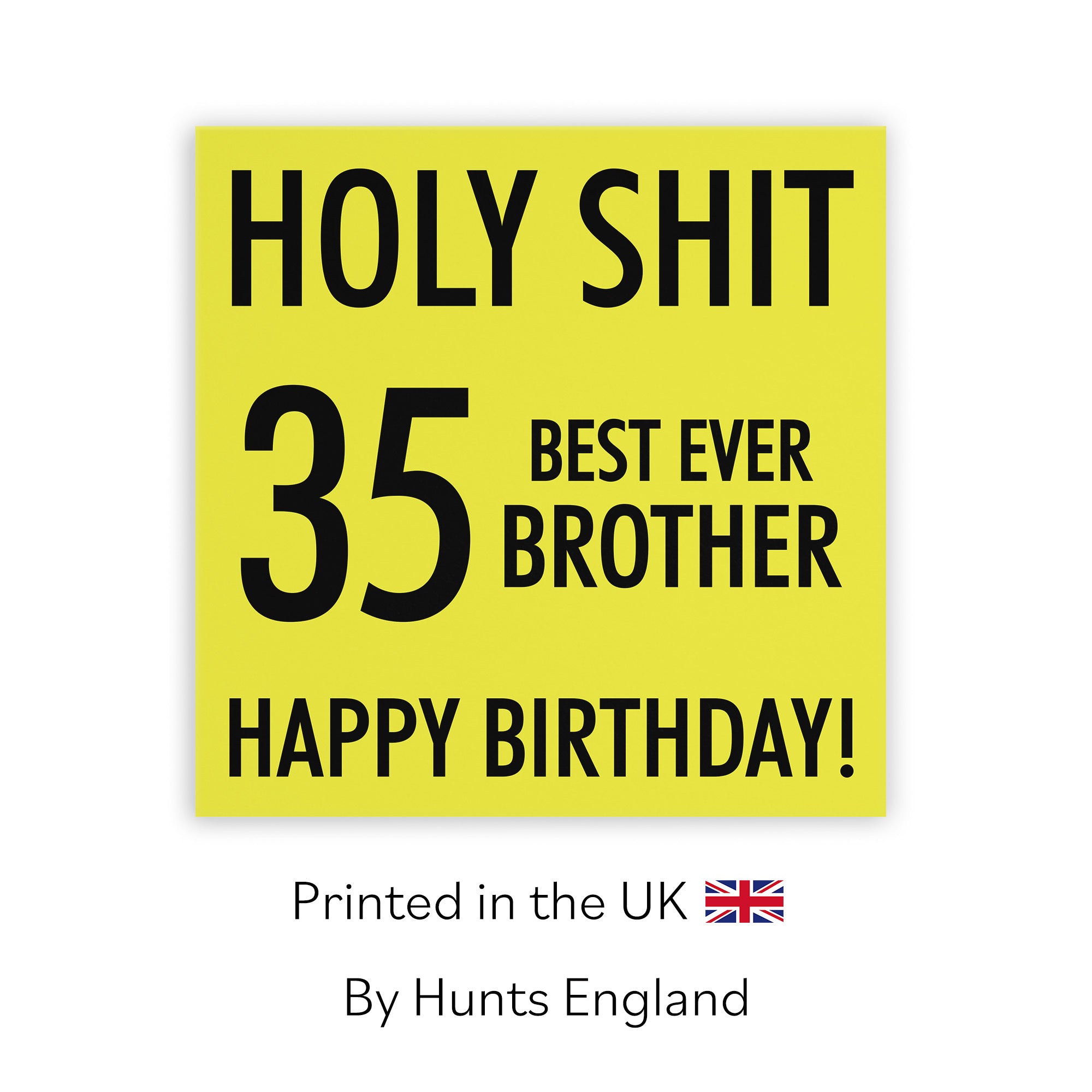 35th Brother Birthday Card Holy Shit - Default Title (TH02280)