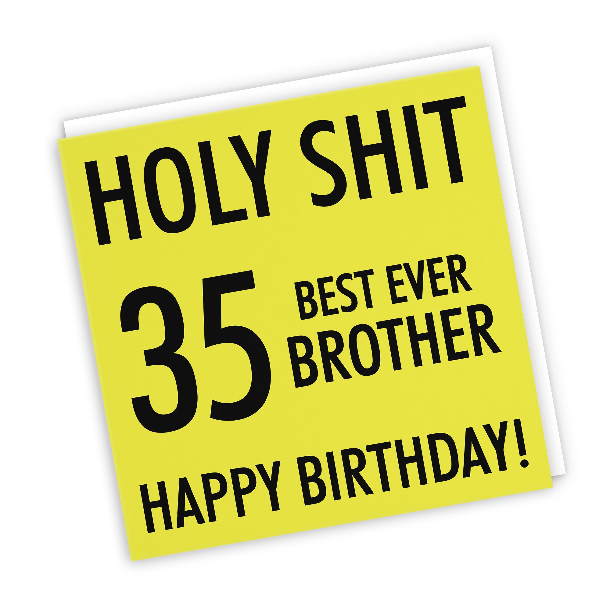 35th Brother Birthday Card Holy Shit - Default Title (TH02280)