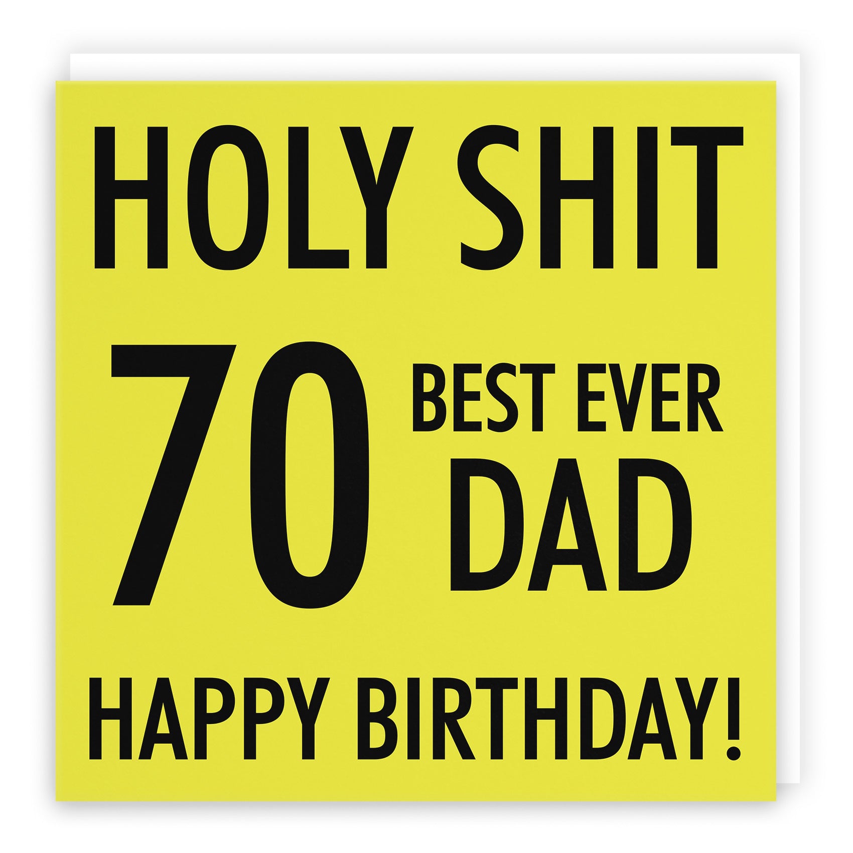 70th Dad Birthday Card Holy Shit - Default Title (TH02282)