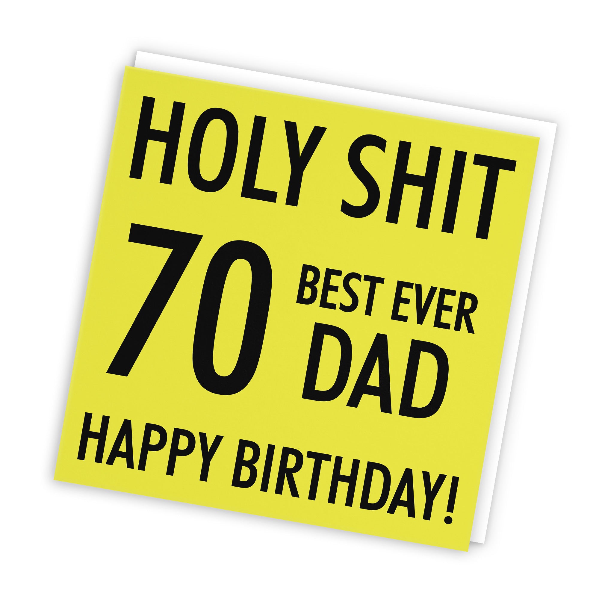 70th Dad Birthday Card Holy Shit - Default Title (TH02282)