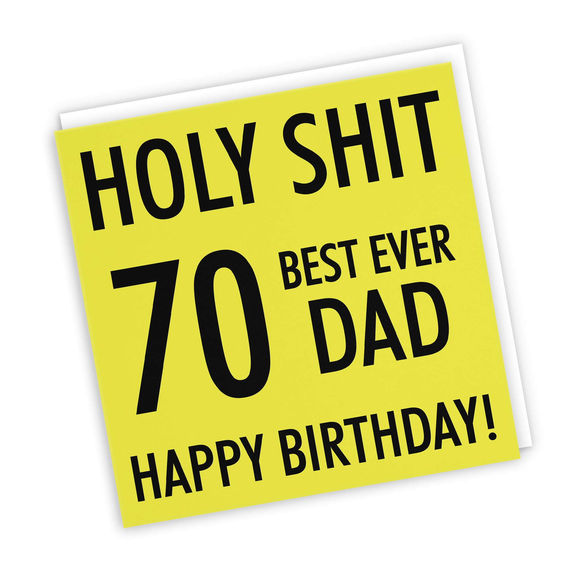70th Dad Birthday Card Holy Shit - Default Title (TH02282)