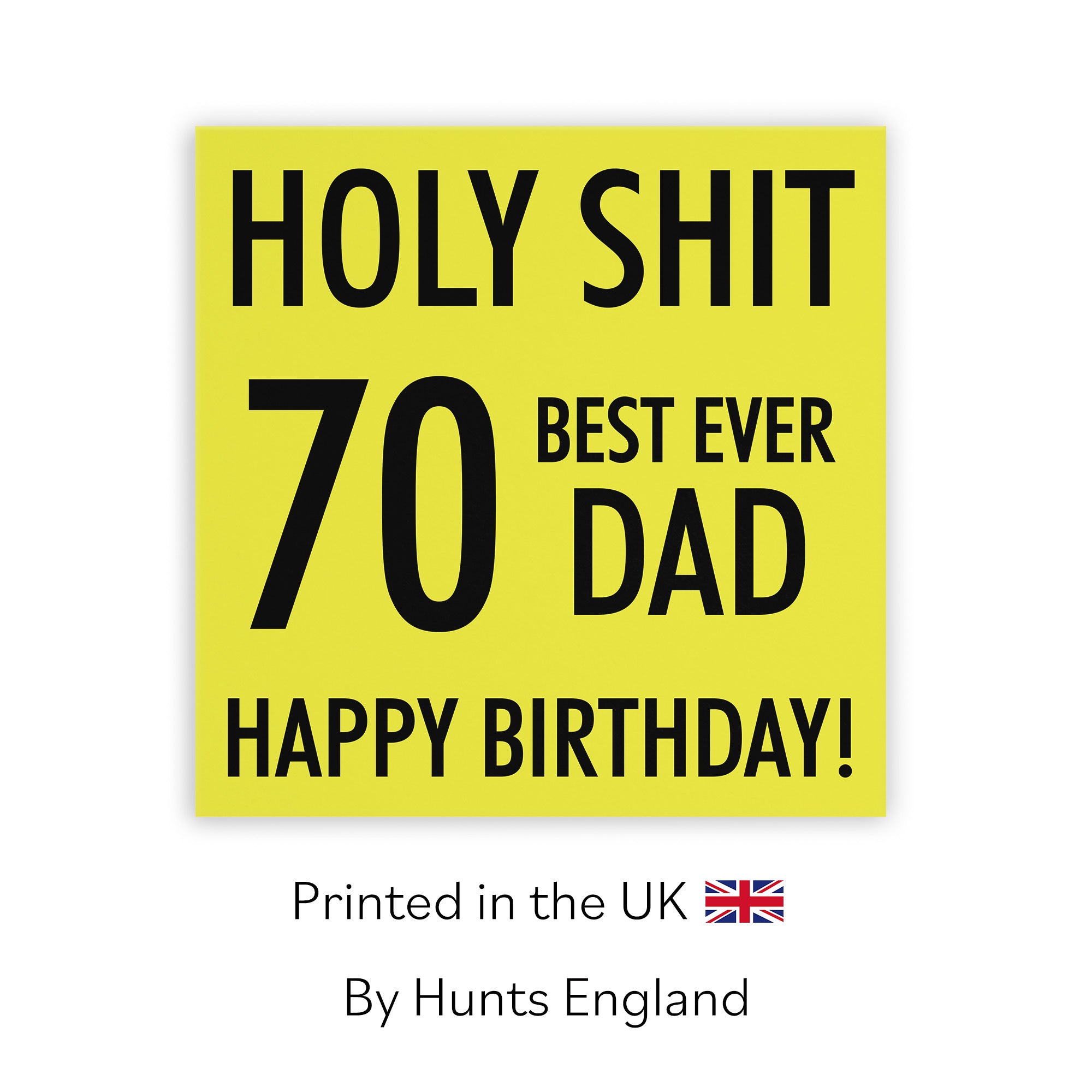 70th Dad Birthday Card Holy Shit - Default Title (TH02282)