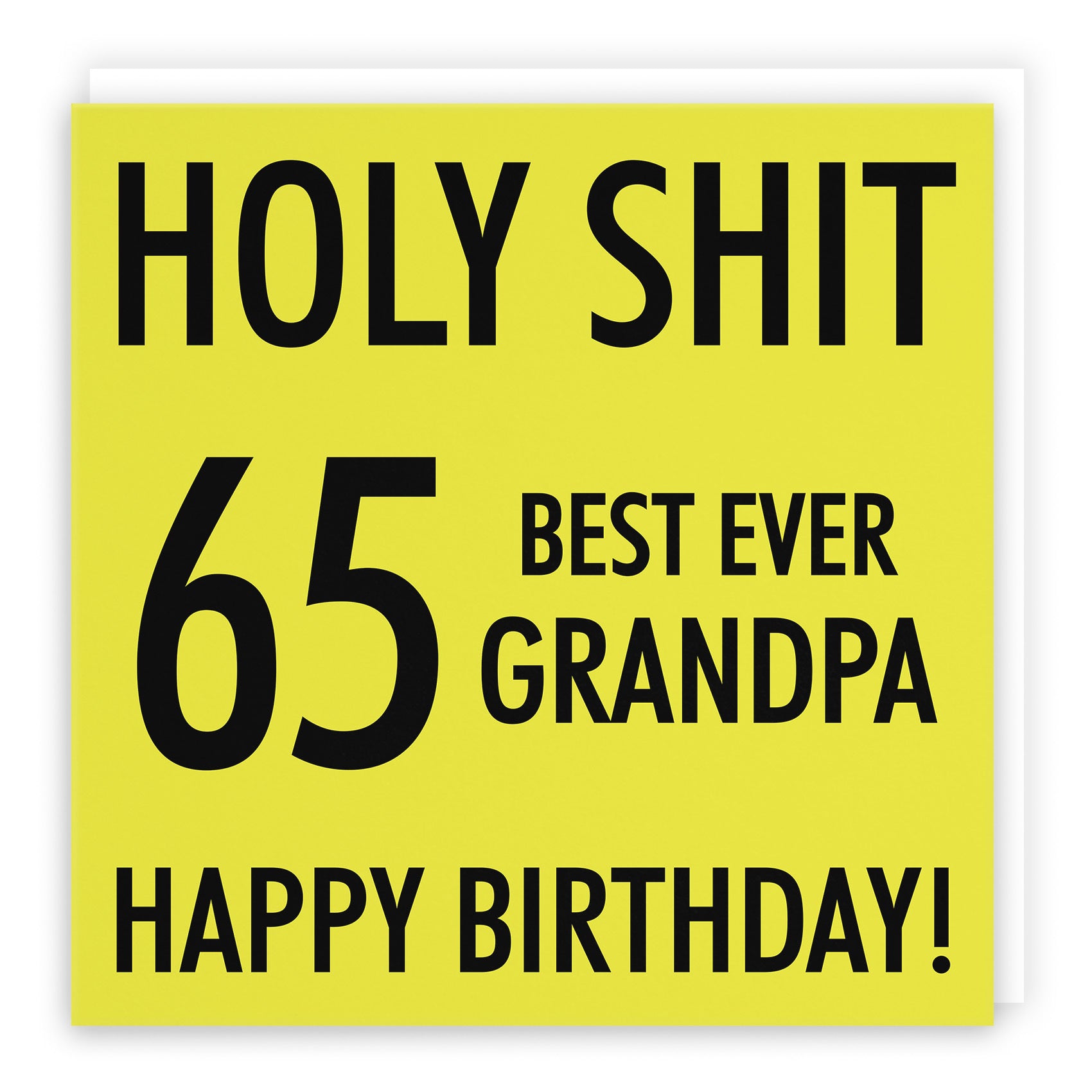 65th Grandpa Birthday Card Holy Shit - Default Title (TH02286)