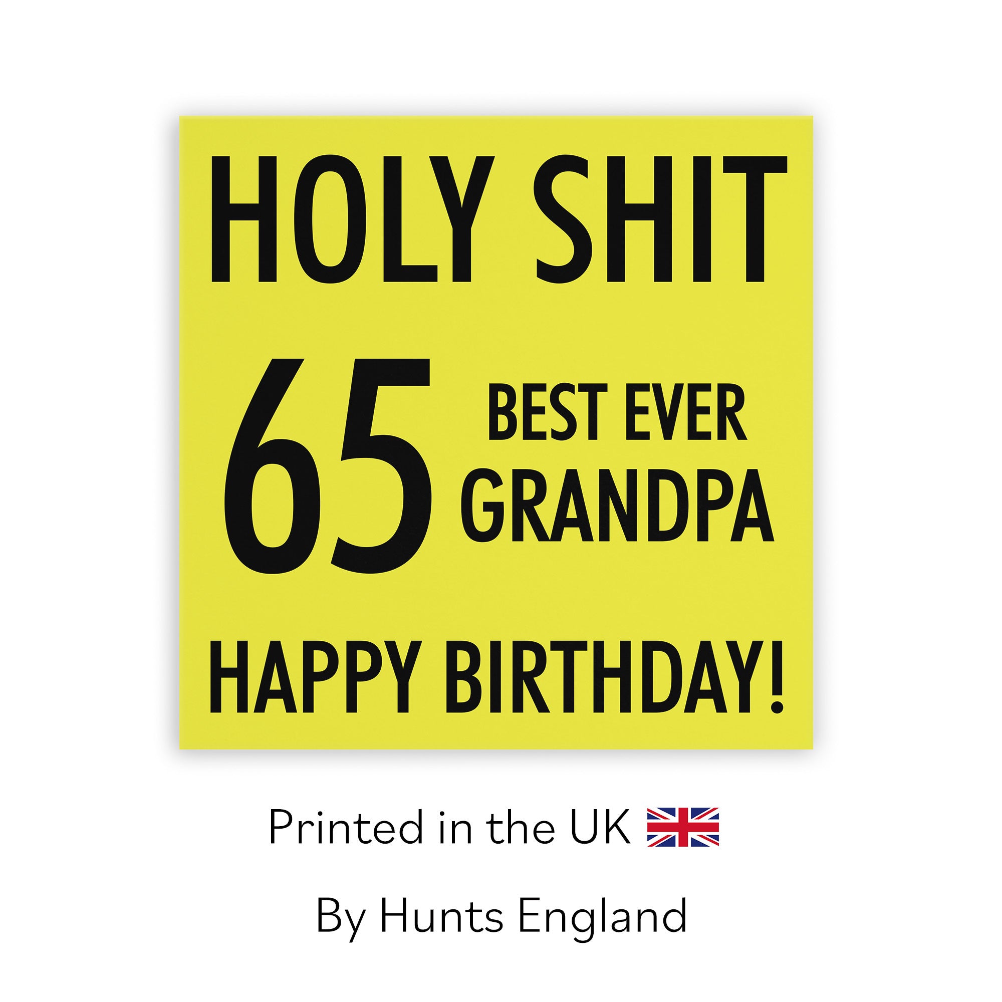 65th Grandpa Birthday Card Holy Shit - Default Title (TH02286)