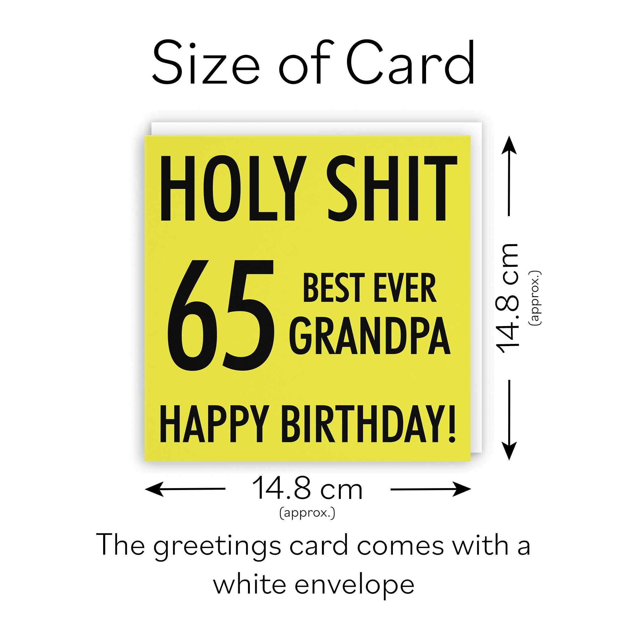 65th Grandpa Birthday Card Holy Shit - Default Title (TH02286)