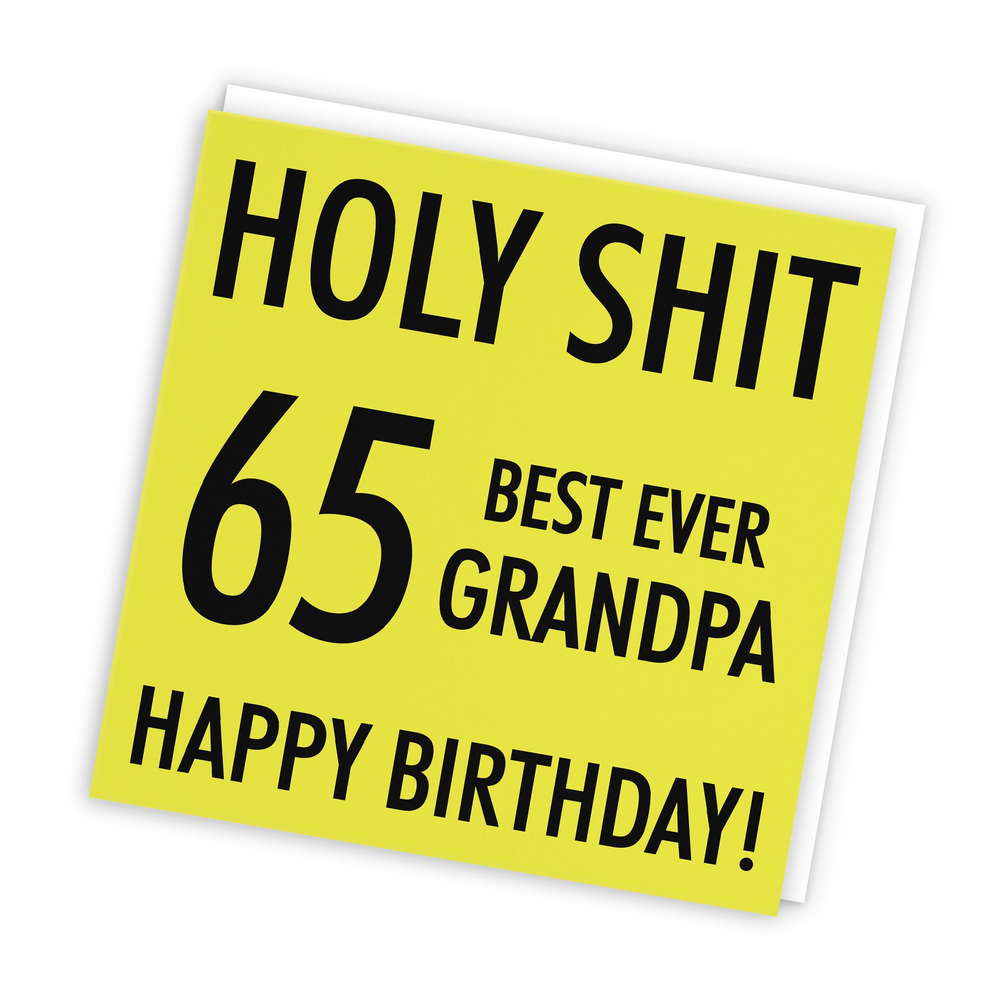 65th Grandpa Birthday Card Holy Shit - Default Title (TH02286)