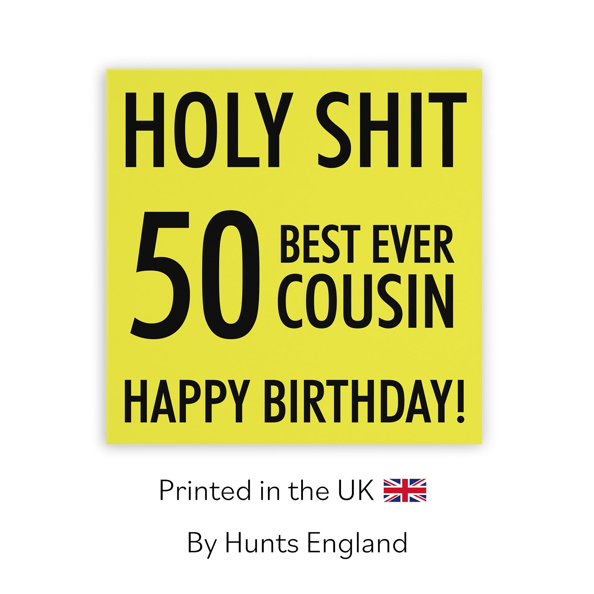 50th Cousin Birthday Card Holy Shit - Default Title (TH02288)