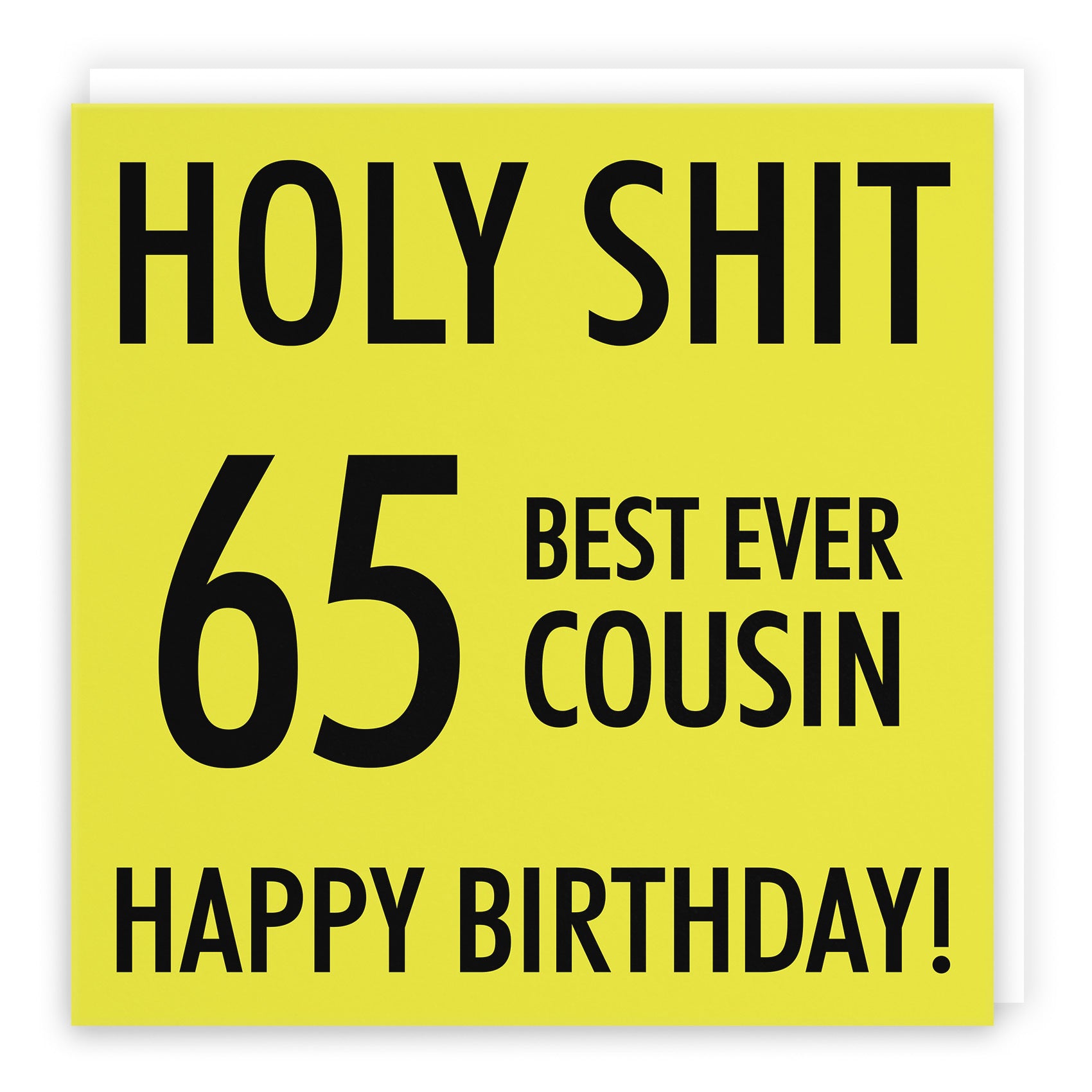 65th Cousin Birthday Card Holy Shit - Default Title (TH02289)
