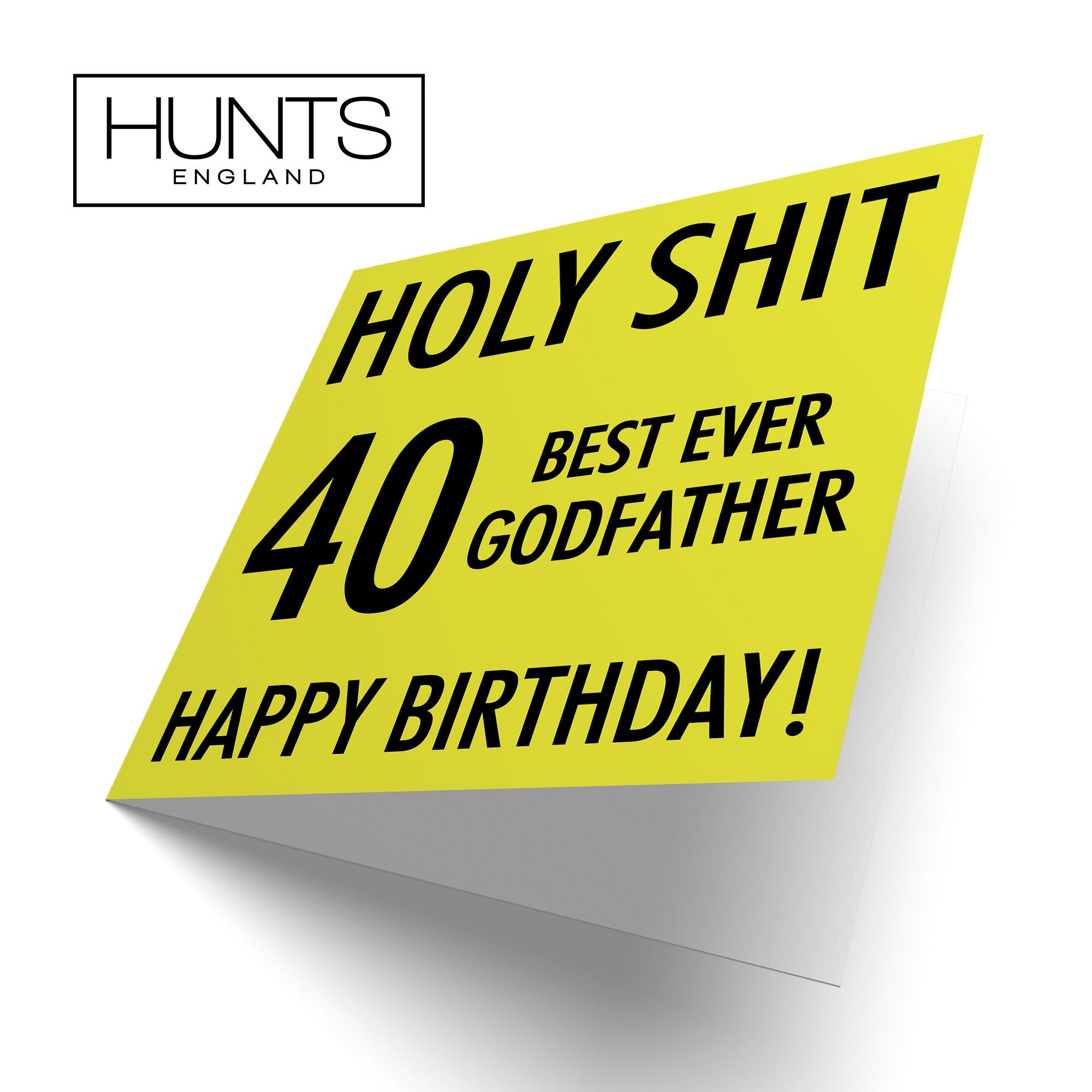 40th Godfather Birthday Card Holy Shit - Default Title (TH02290)