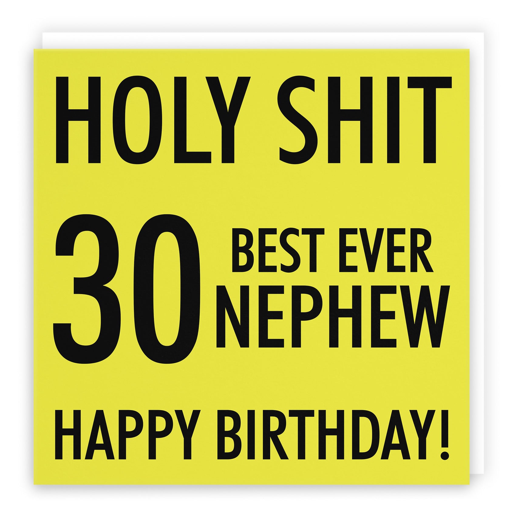 30th Nephew Birthday Card Holy Shit - Default Title (TH02293)