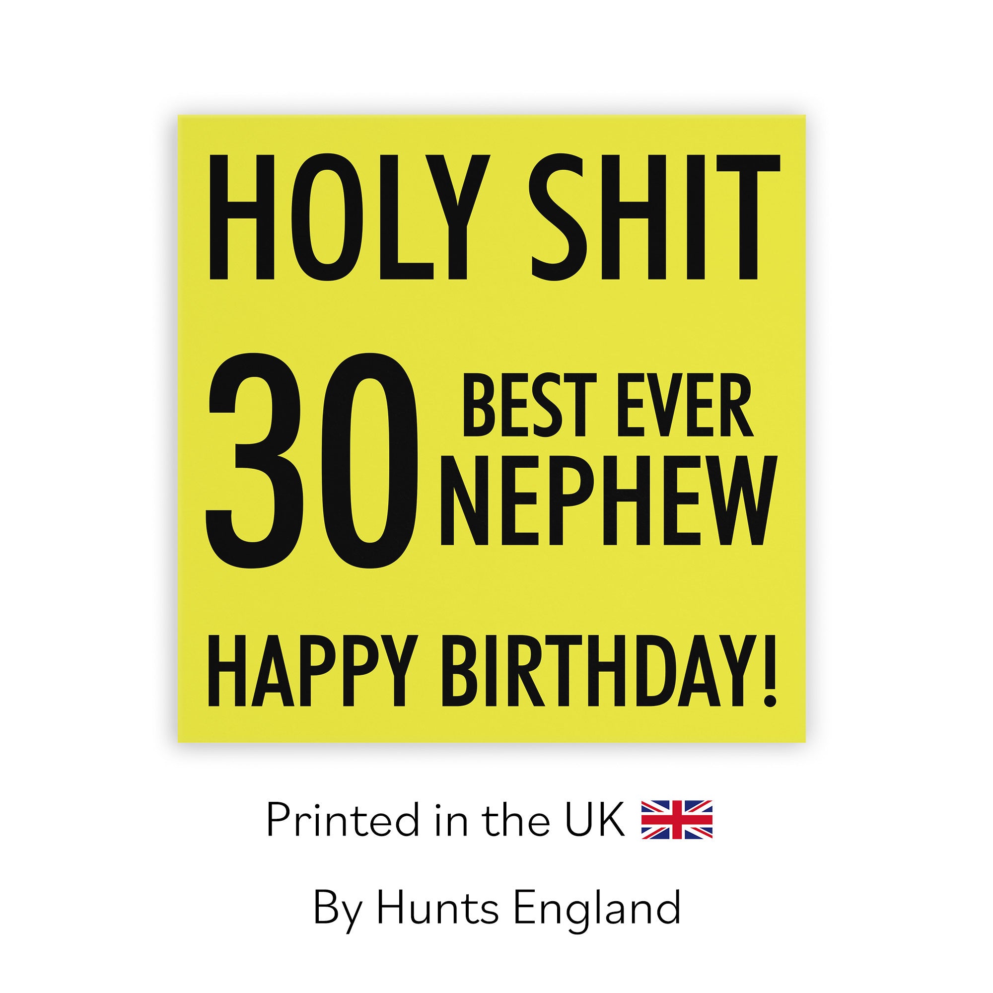 30th Nephew Birthday Card Holy Shit - Default Title (TH02293)
