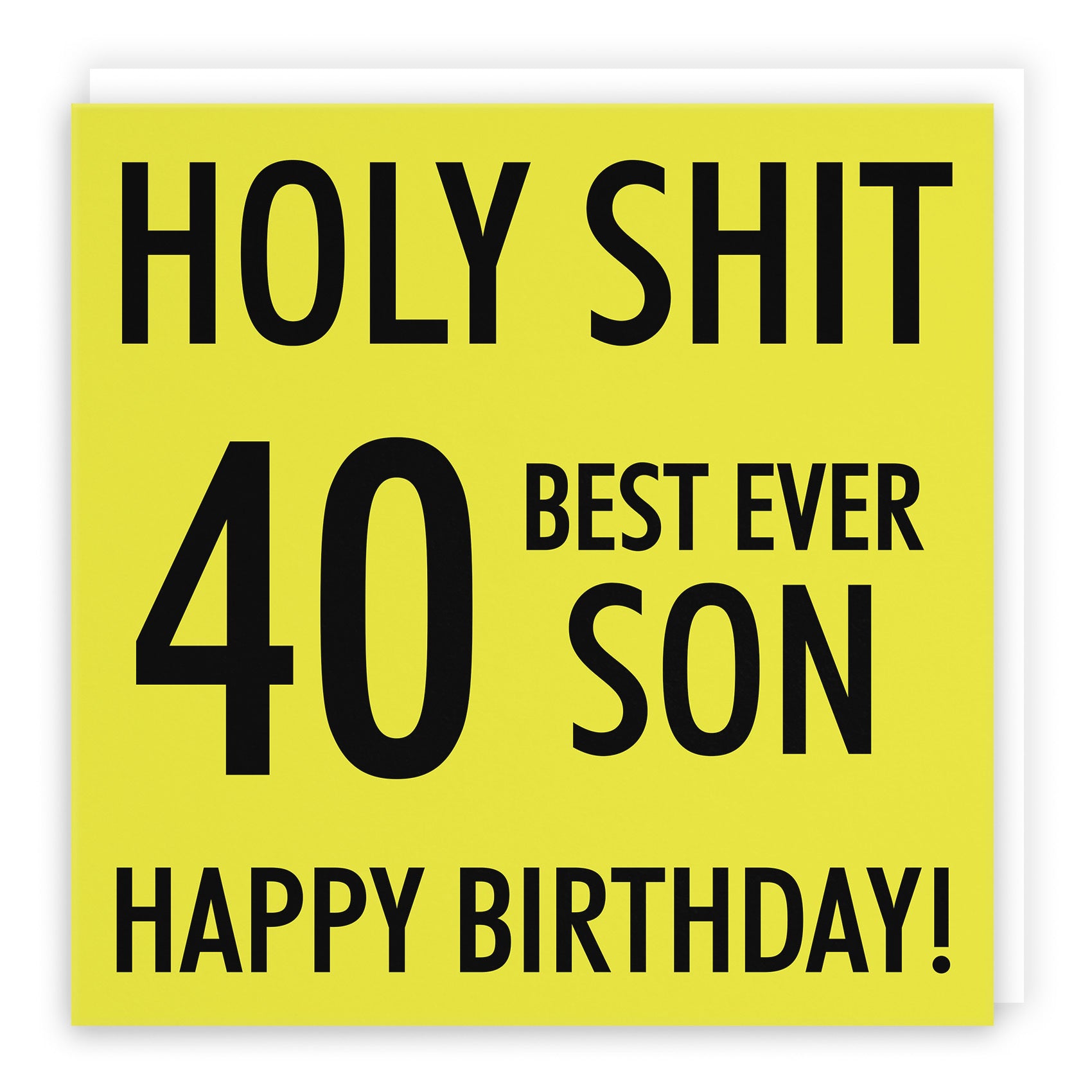 40th Son Birthday Card Holy Shit - Default Title (TH02294)