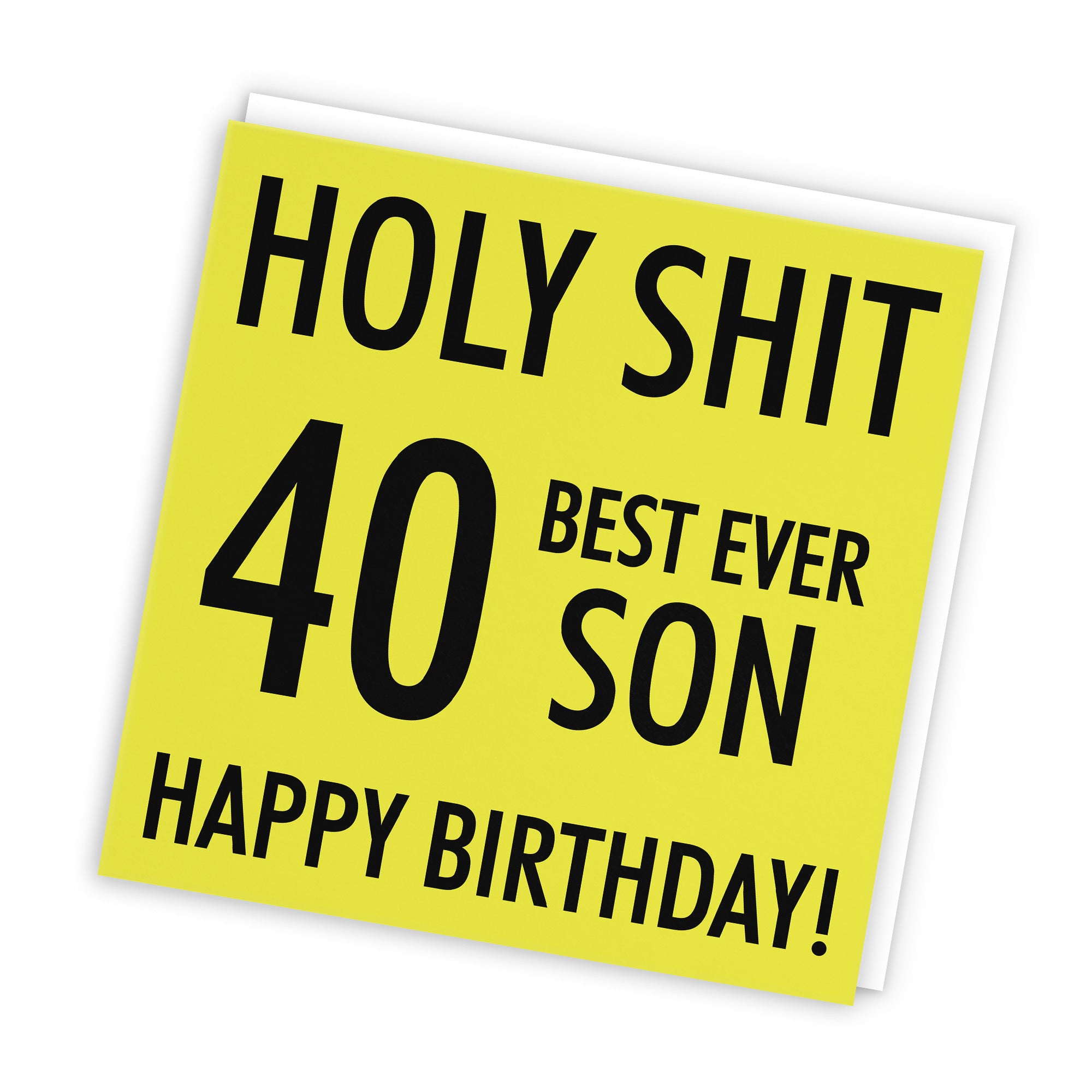 40th Son Birthday Card Holy Shit - Default Title (TH02294)
