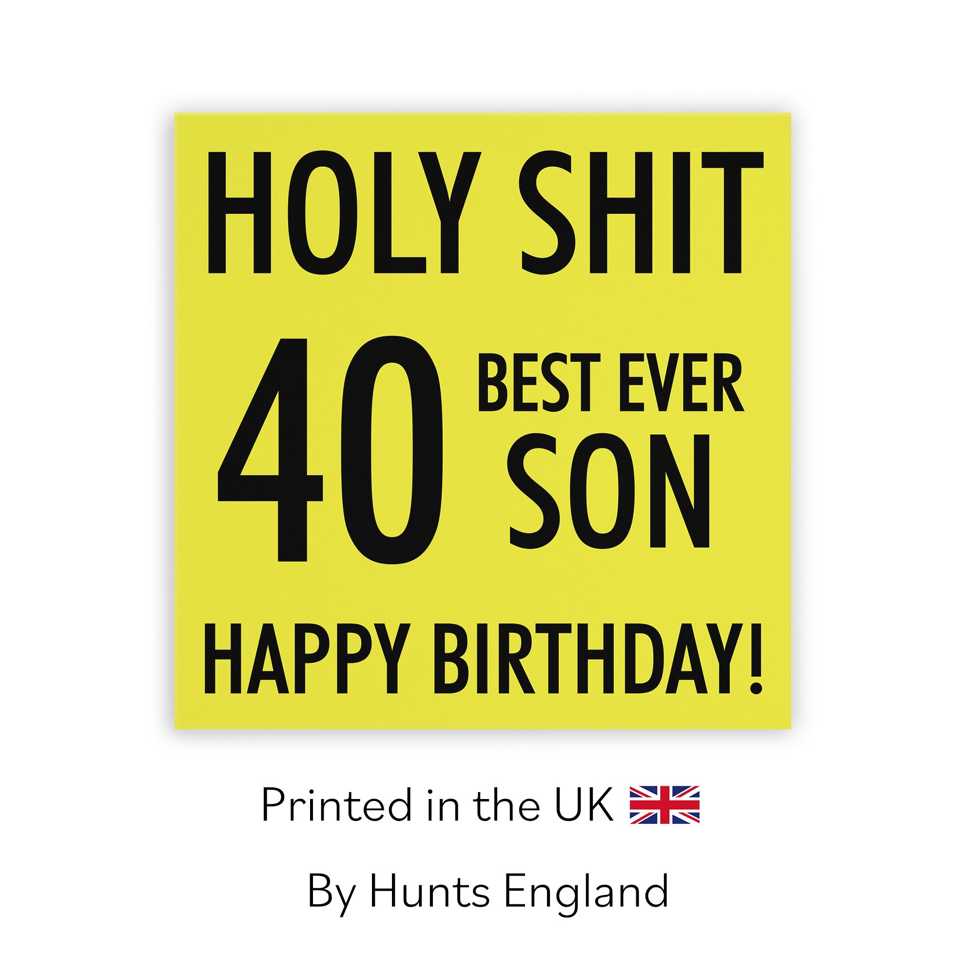 40th Son Birthday Card Holy Shit - Default Title (TH02294)