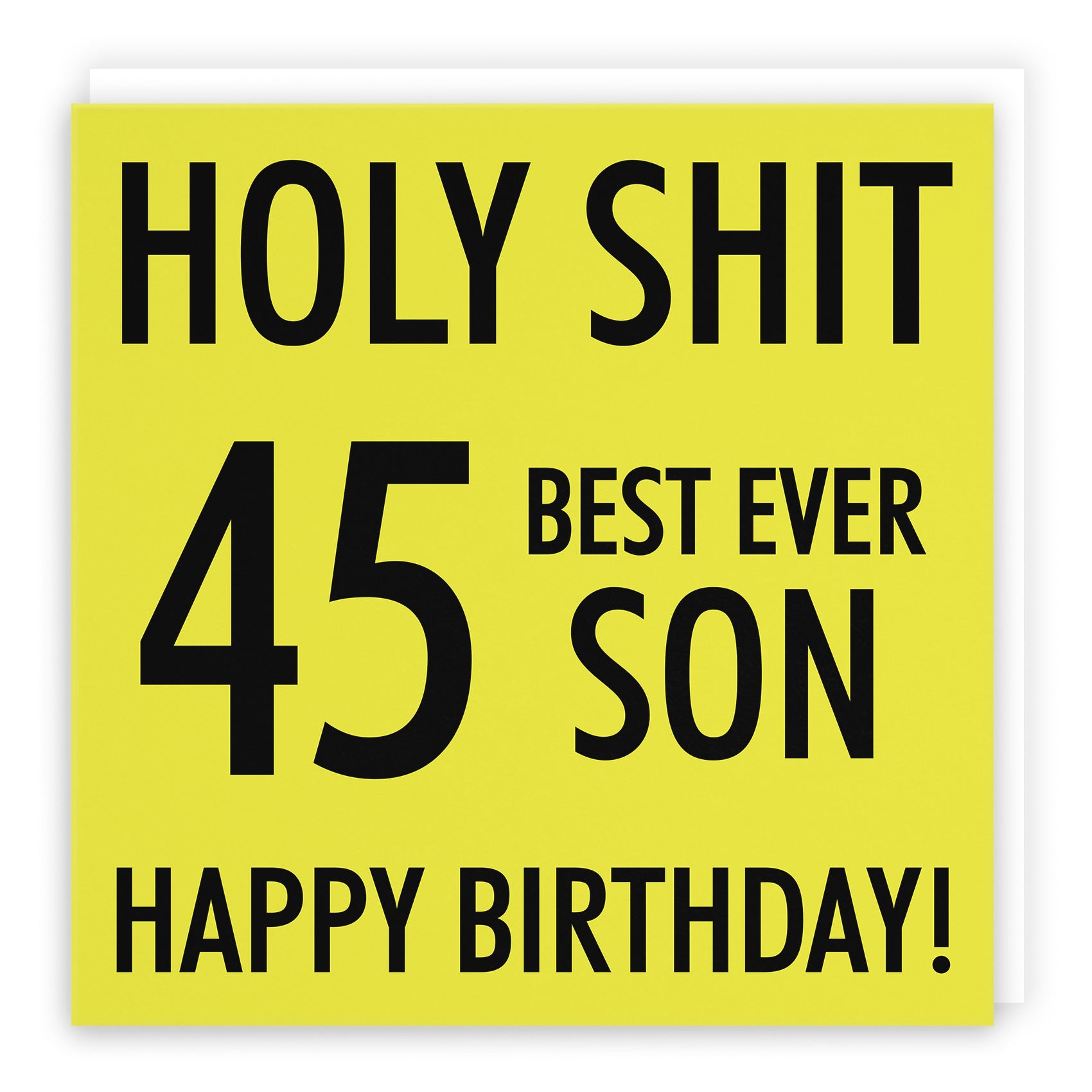 45th Son Birthday Card Holy Shit - Default Title (TH02295)