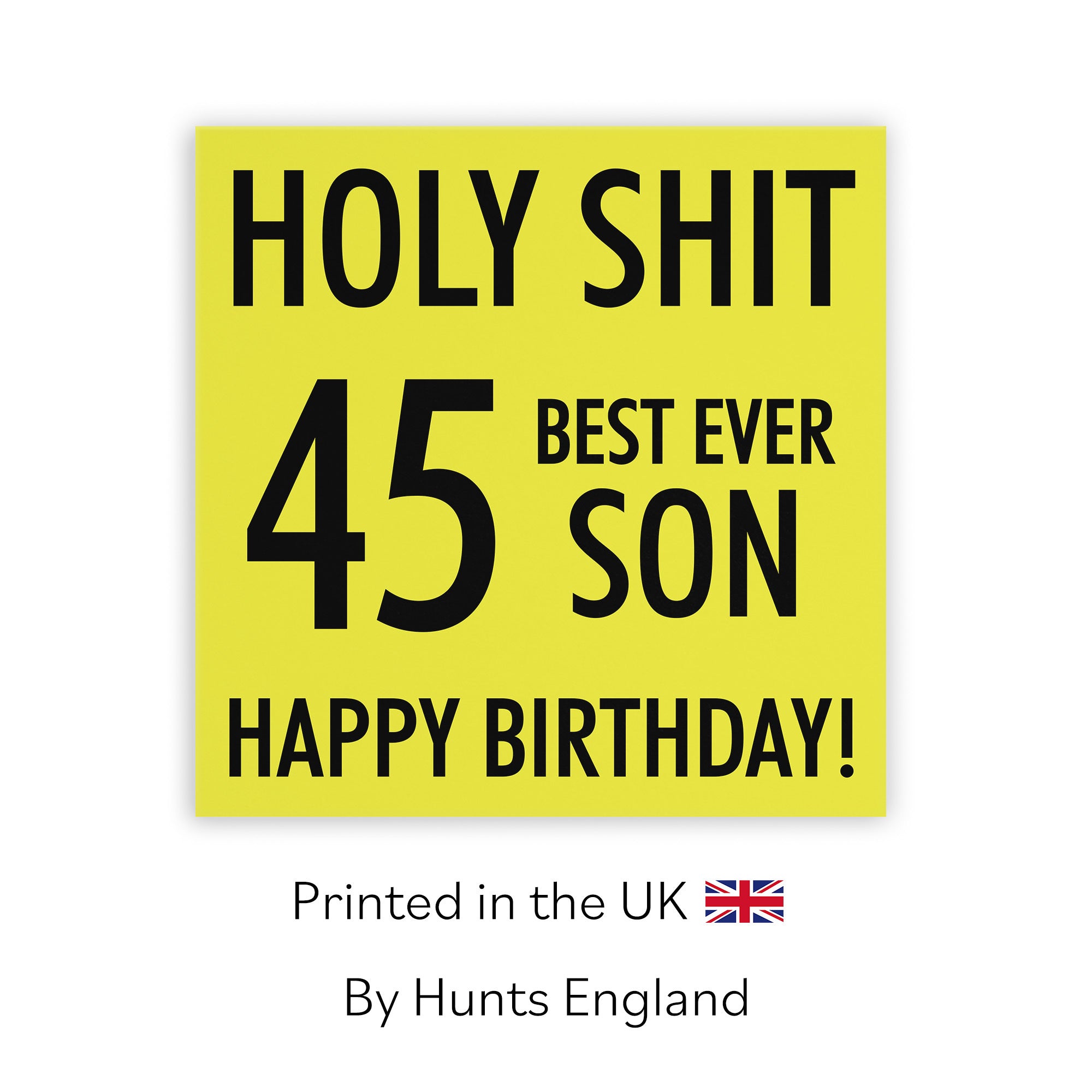 45th Son Birthday Card Holy Shit - Default Title (TH02295)
