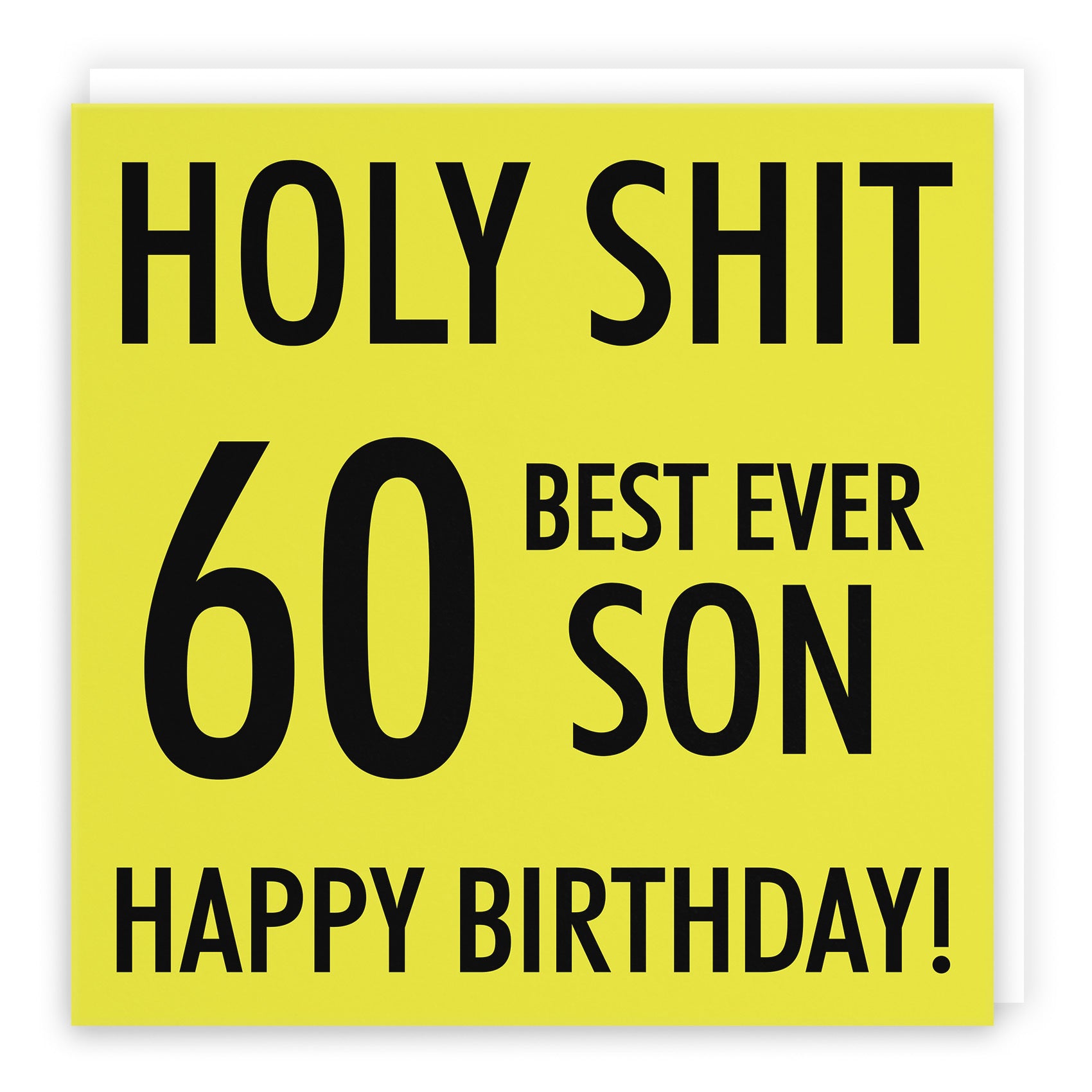 60th Son Birthday Card Holy Shit - Default Title (TH02296)