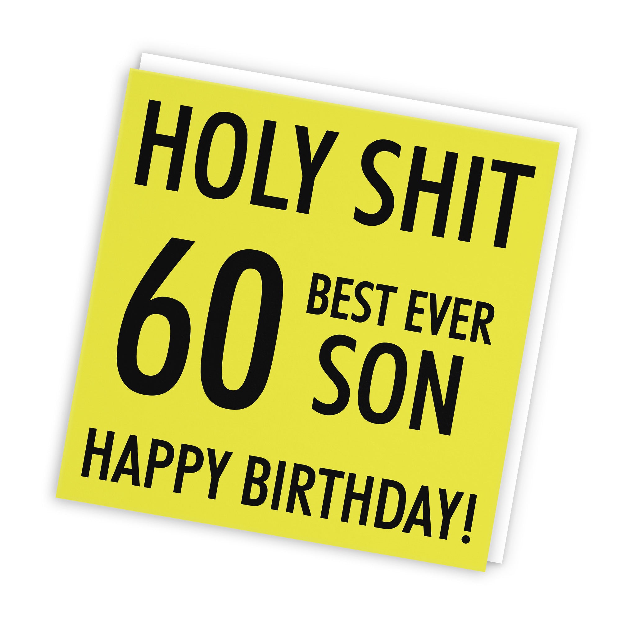 60th Son Birthday Card Holy Shit - Default Title (TH02296)