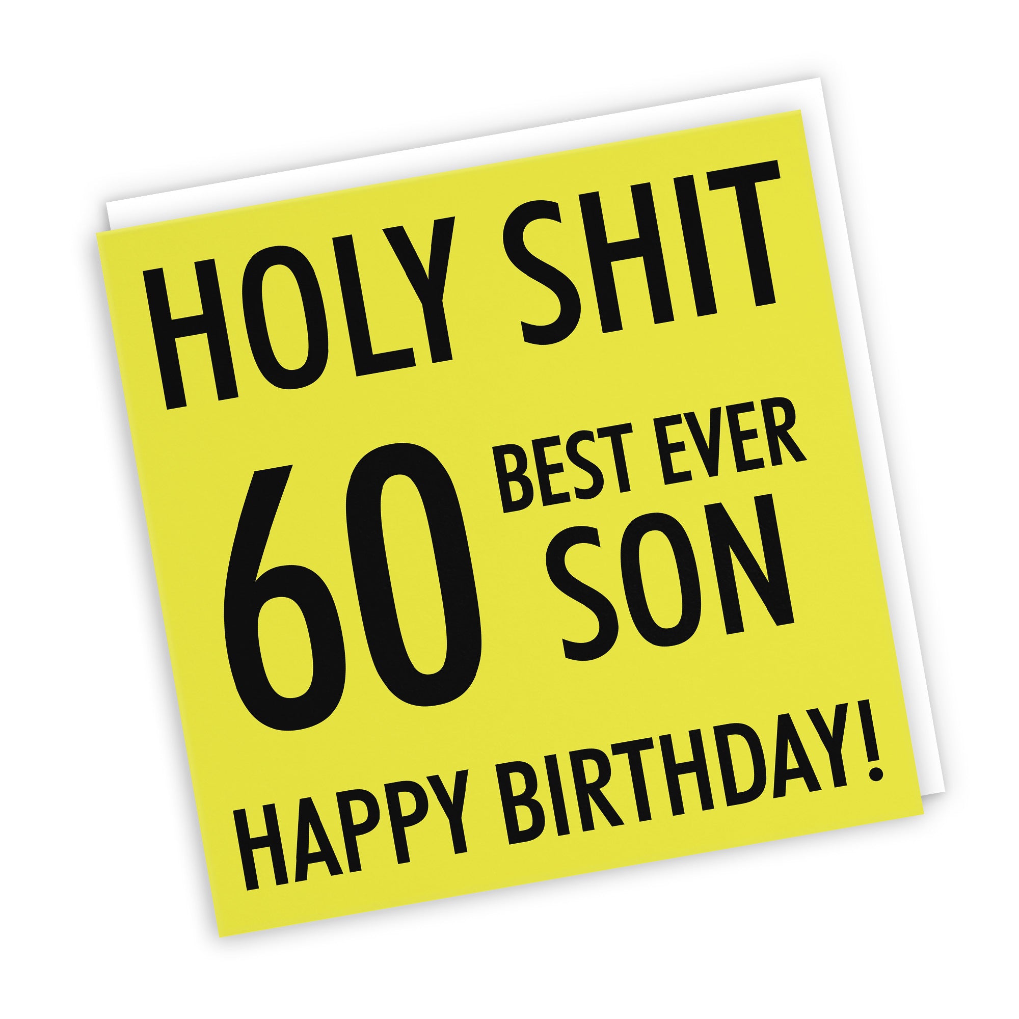 60th Son Birthday Card Holy Shit - Default Title (TH02296)