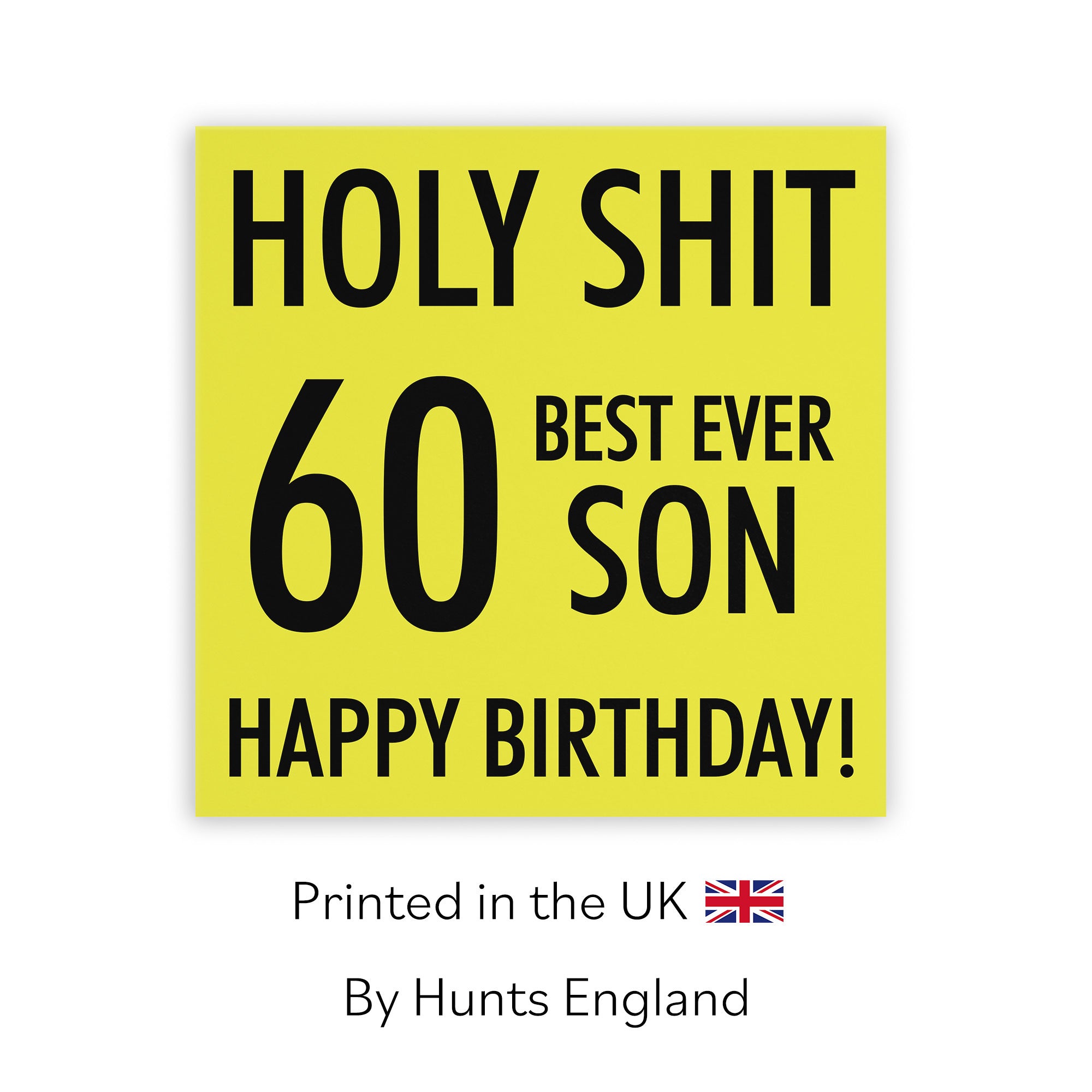 60th Son Birthday Card Holy Shit - Default Title (TH02296)