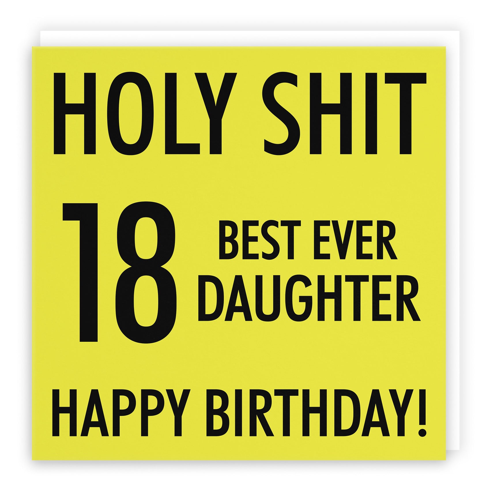 18th Daughter Birthday Card Holy Shit - Default Title (TH02297)