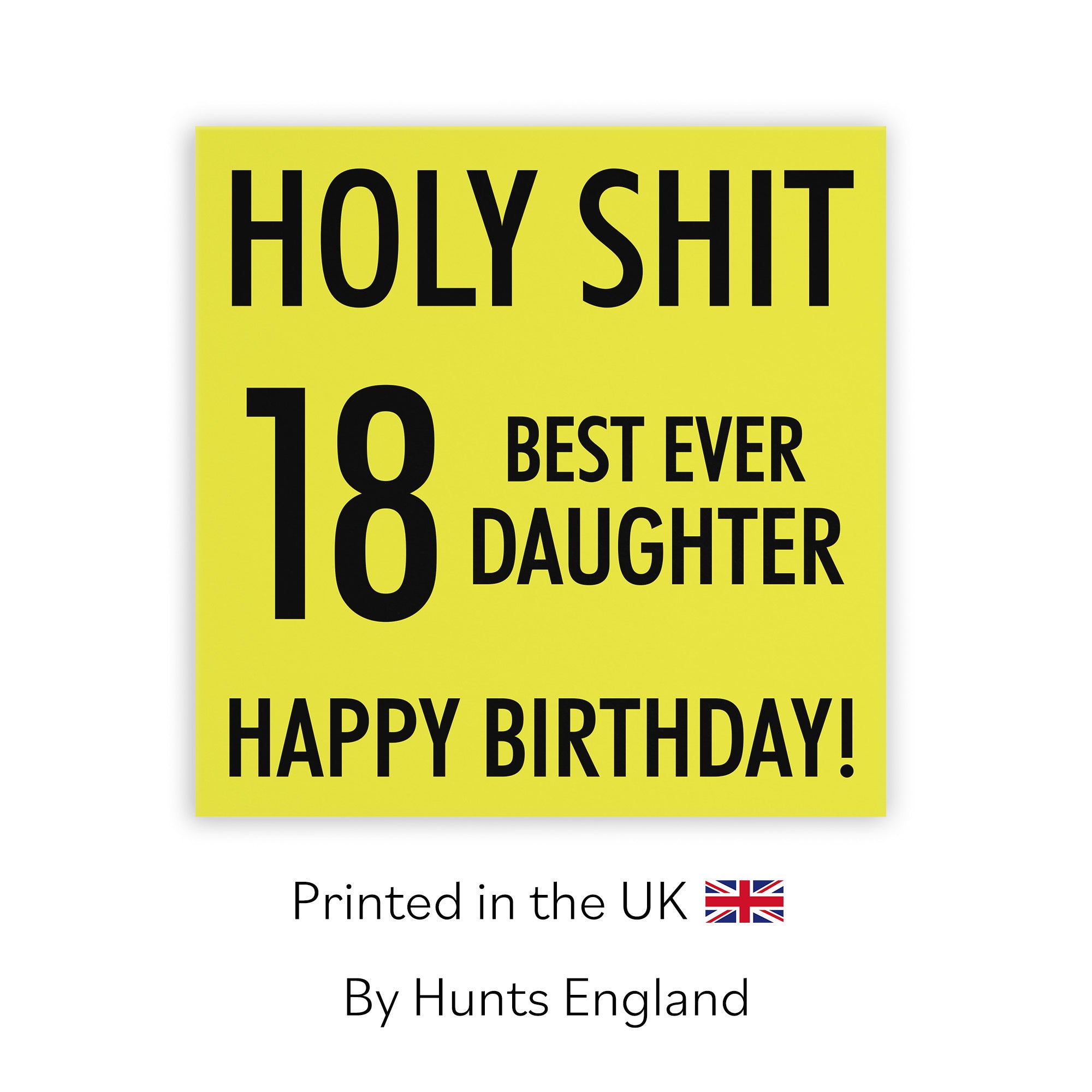 18th Daughter Birthday Card Holy Shit - Default Title (TH02297)