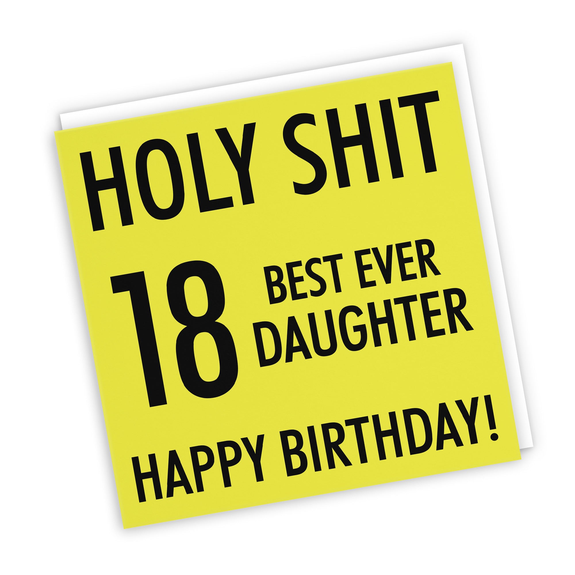 18th Daughter Birthday Card Holy Shit - Default Title (TH02297)