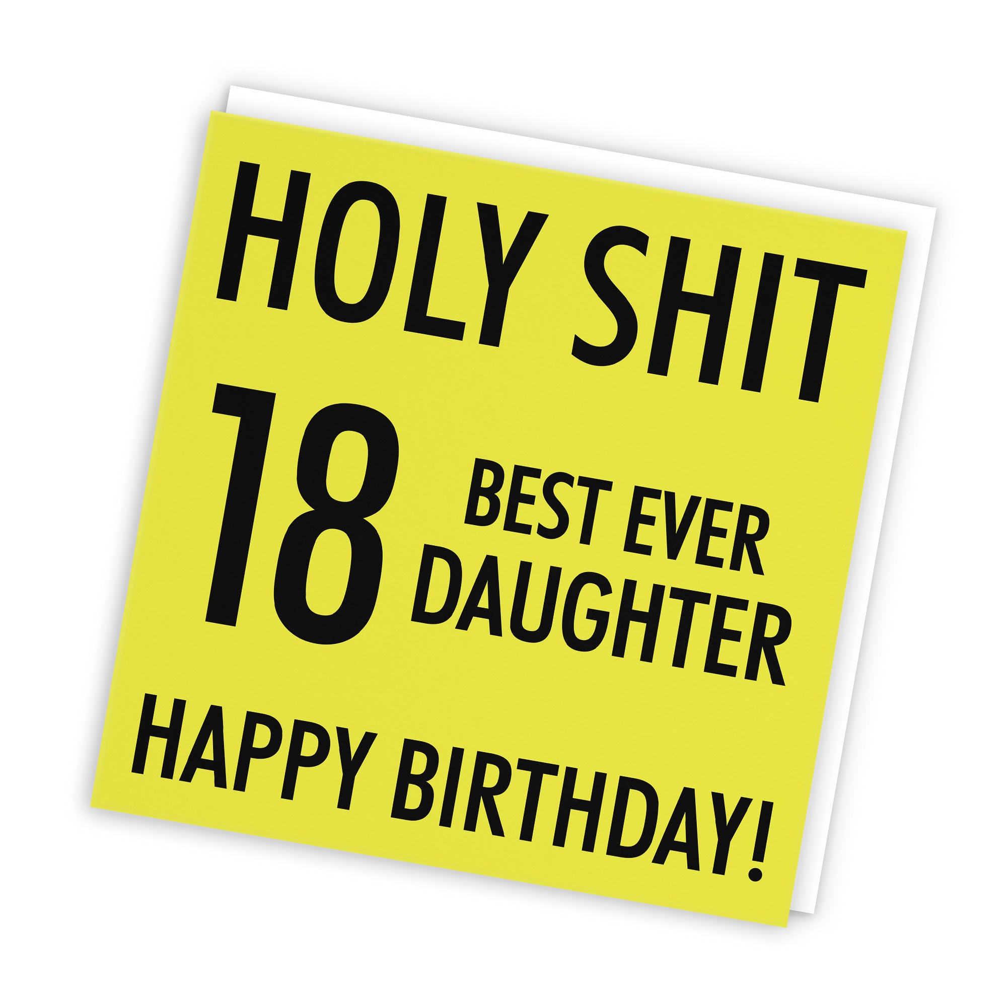 18th Daughter Birthday Card Holy Shit - Default Title (TH02297)