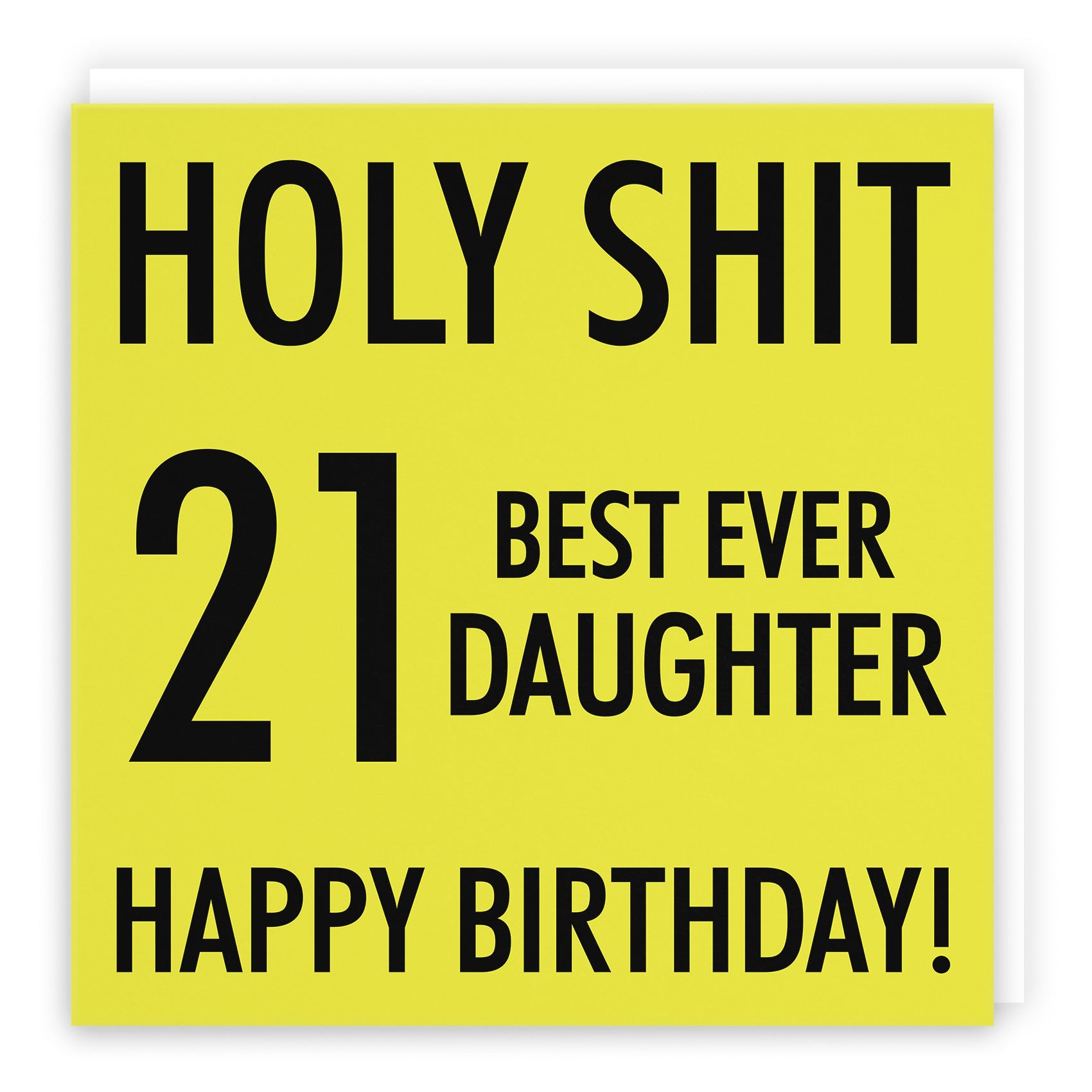 21st Daughter Birthday Card Holy Shit - Default Title (TH02298)