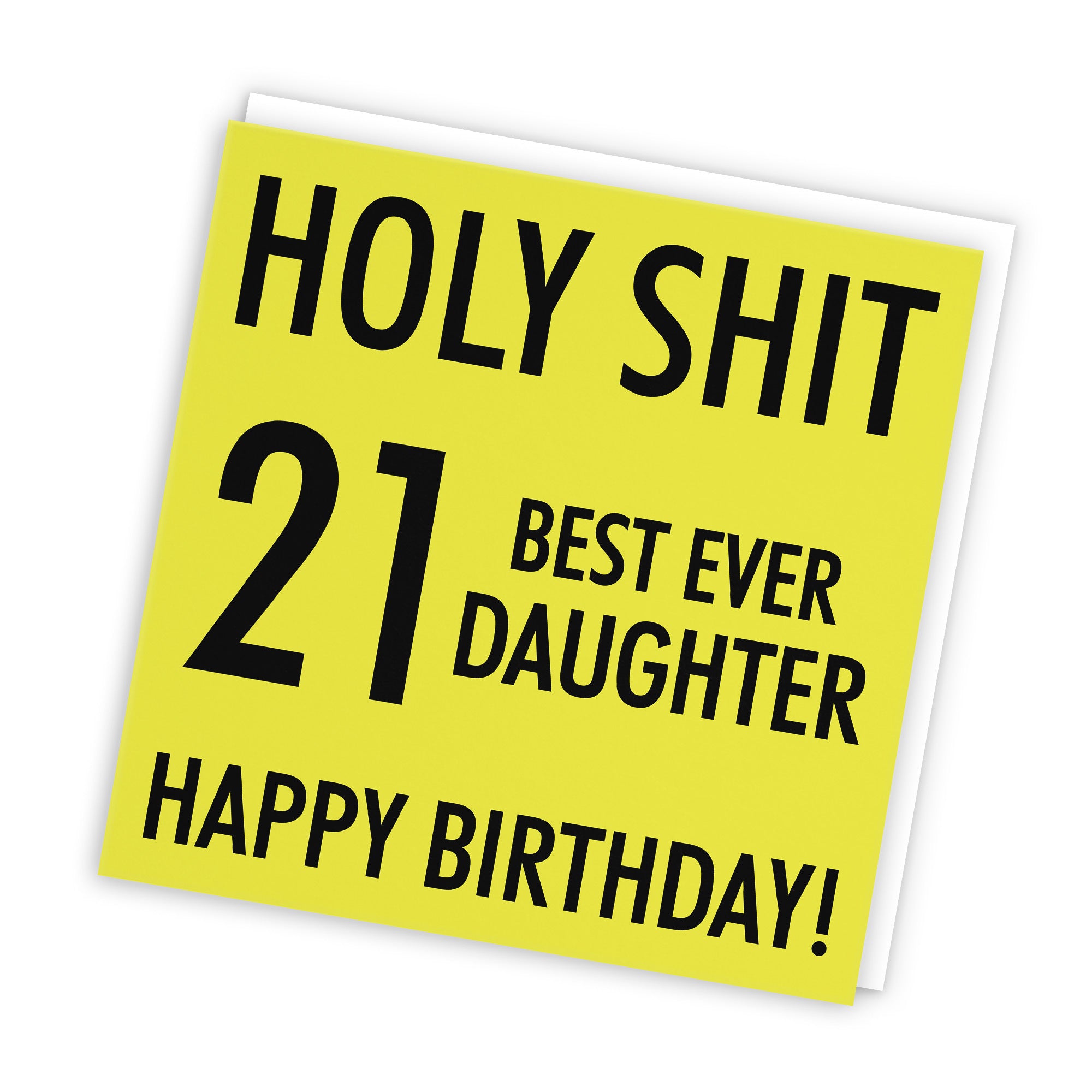 21st Daughter Birthday Card Holy Shit - Default Title (TH02298)