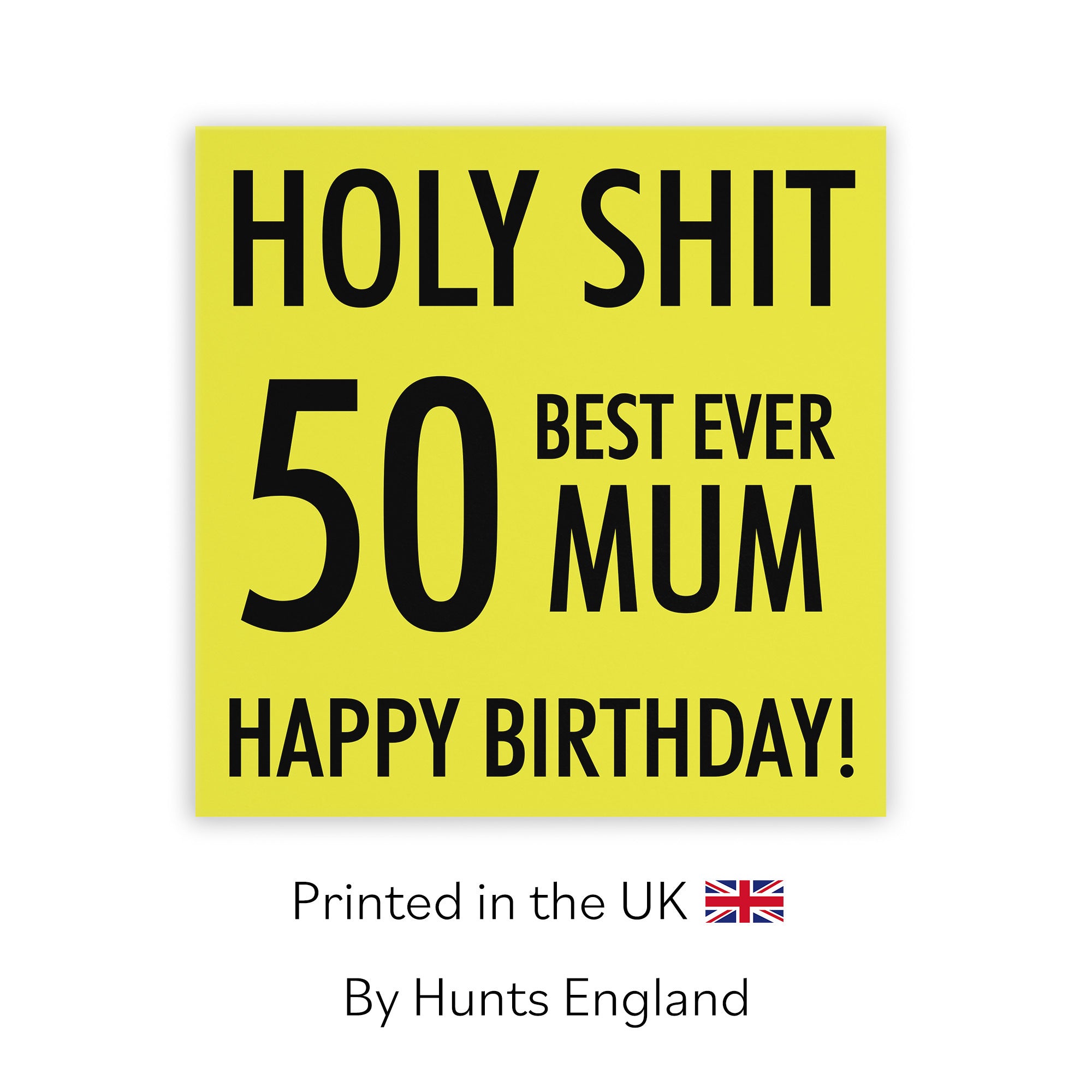 50th Mum Birthday Card Holy Shit - Default Title (TH02300)