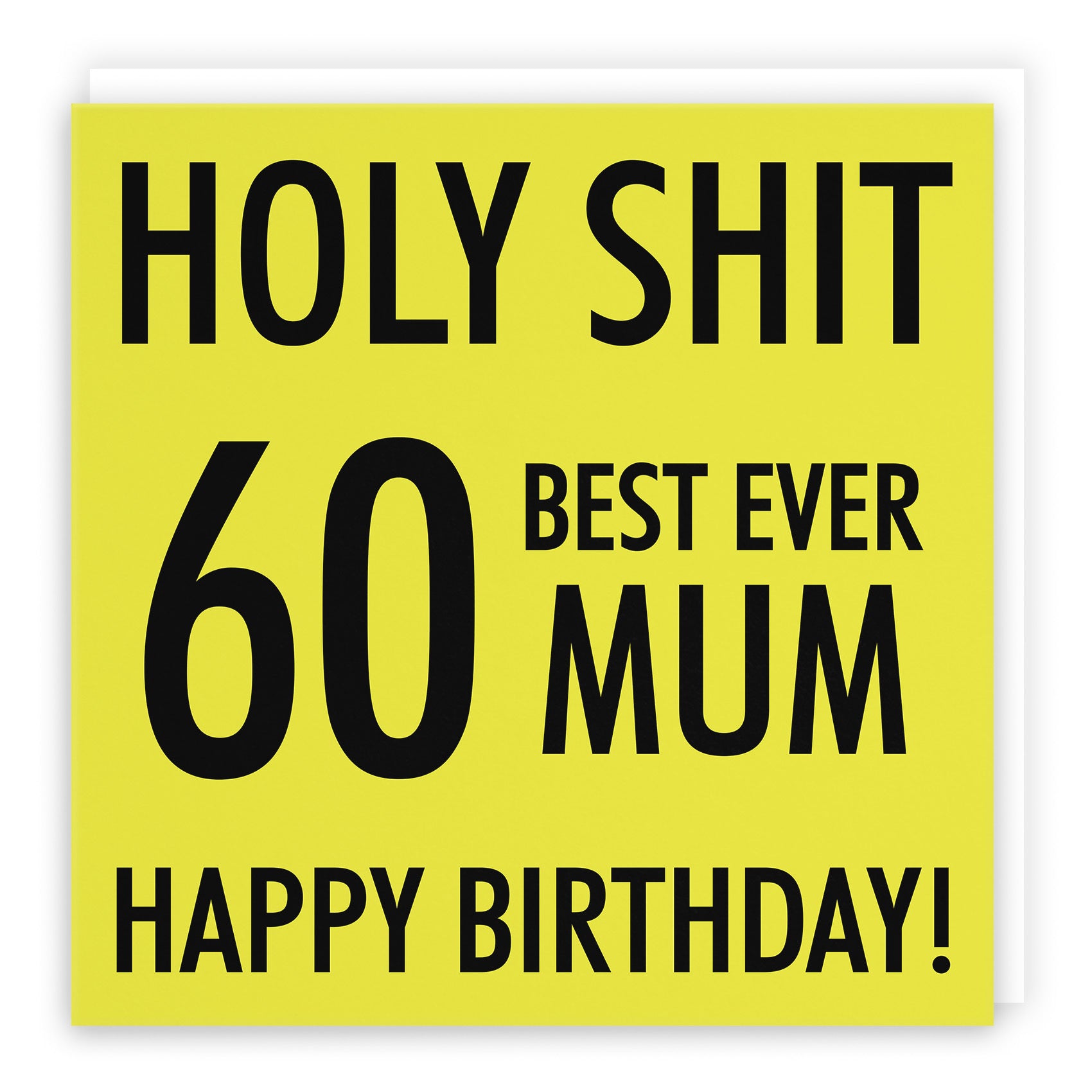 60th Mum Birthday Card Holy Shit - Default Title (TH02301)