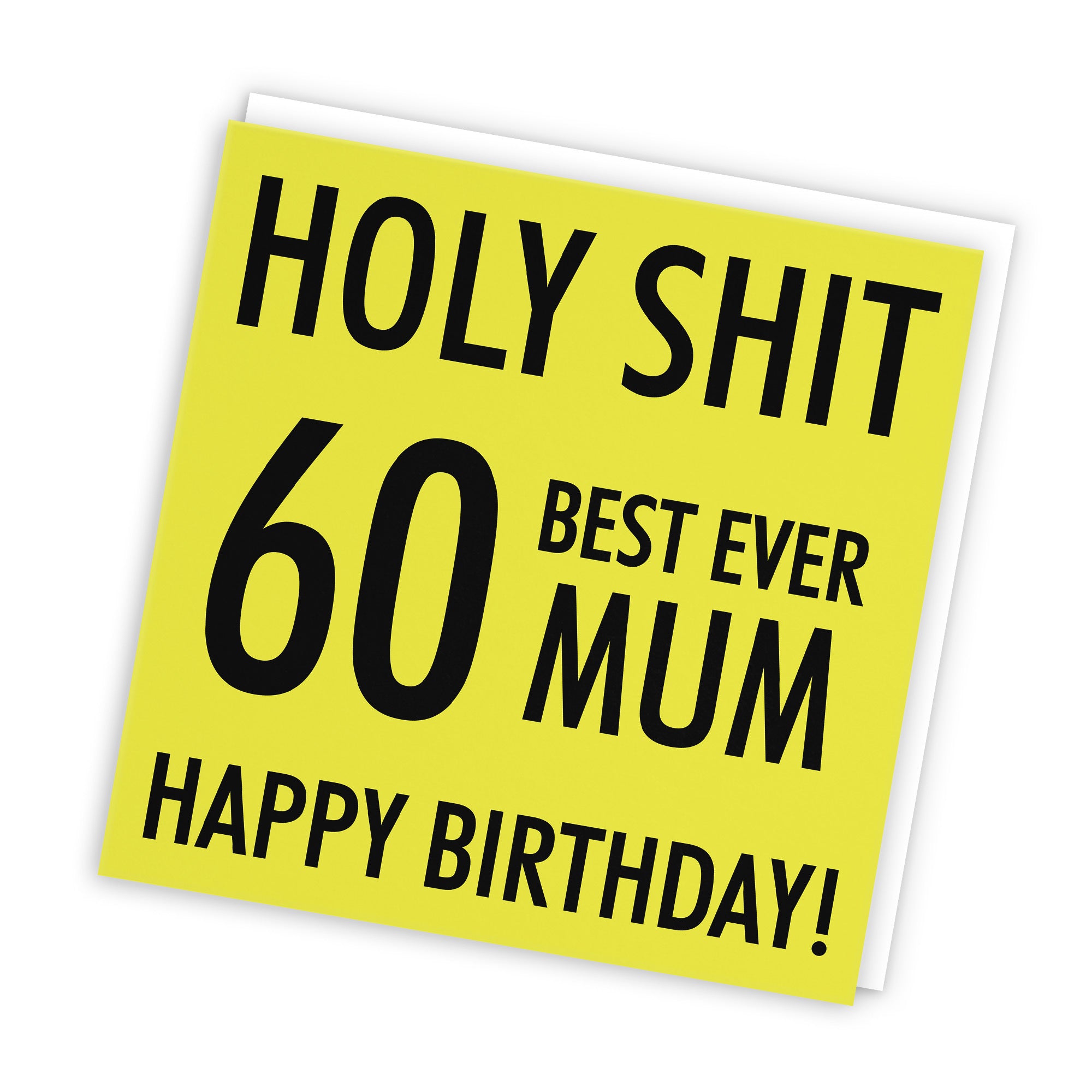 60th Mum Birthday Card Holy Shit - Default Title (TH02301)