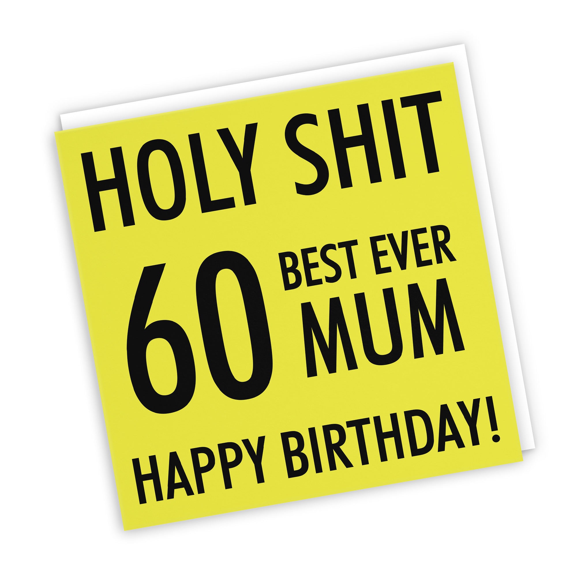 60th Mum Birthday Card Holy Shit - Default Title (TH02301)