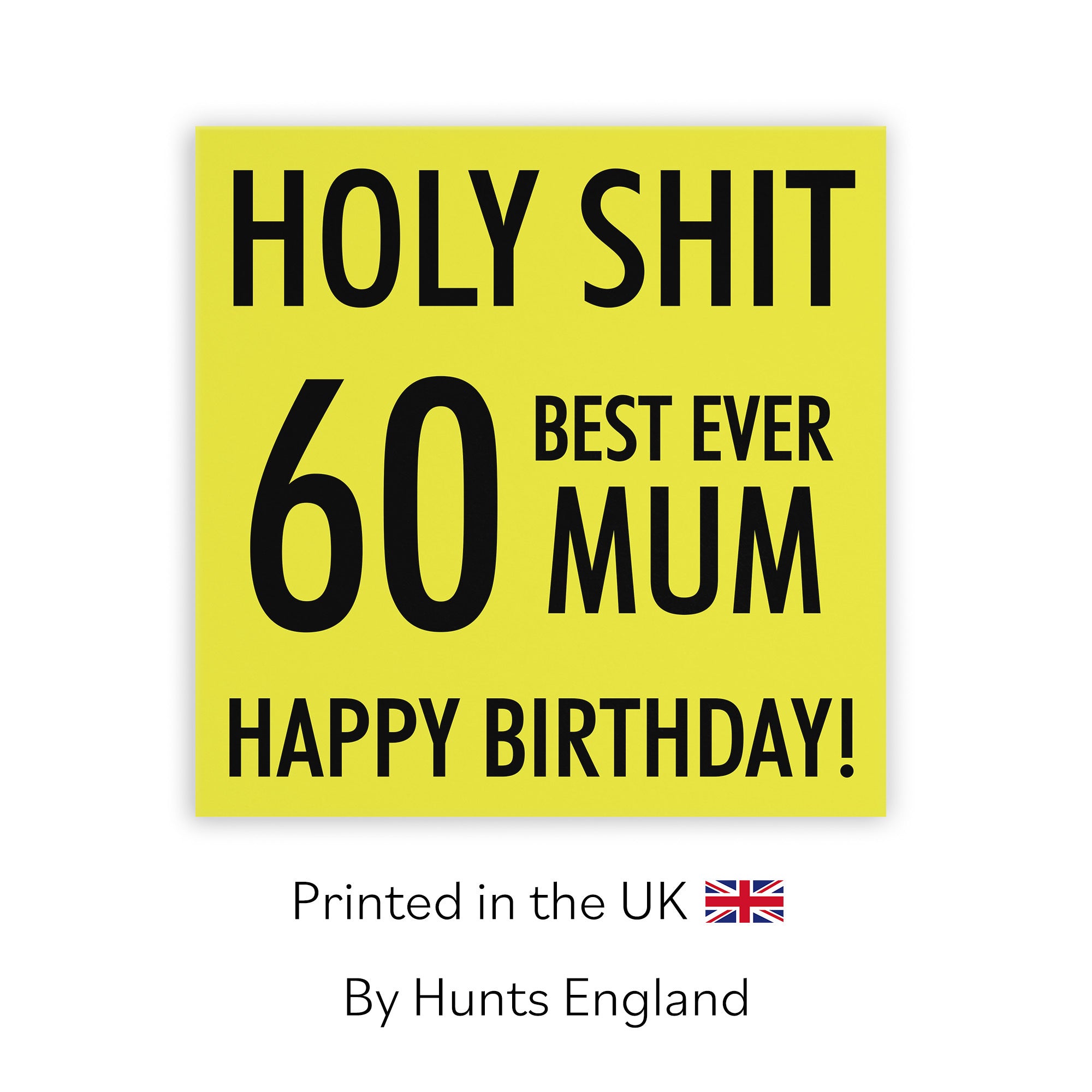 60th Mum Birthday Card Holy Shit - Default Title (TH02301)