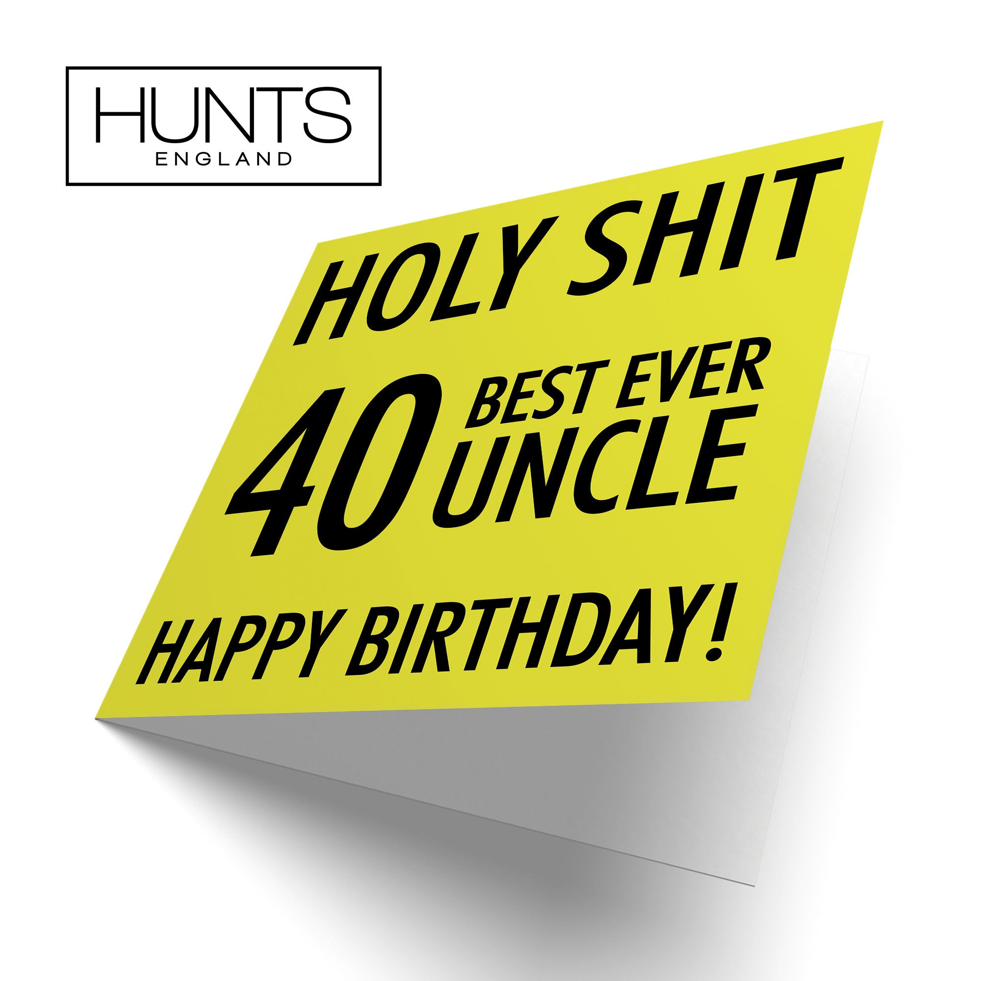 40th Uncle Birthday Card Holy Shit - Default Title (TH02302)